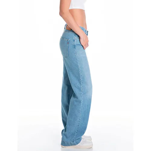 REPLAY DÁMSKÉ DŽÍNY NARJA BAGGY-FIT