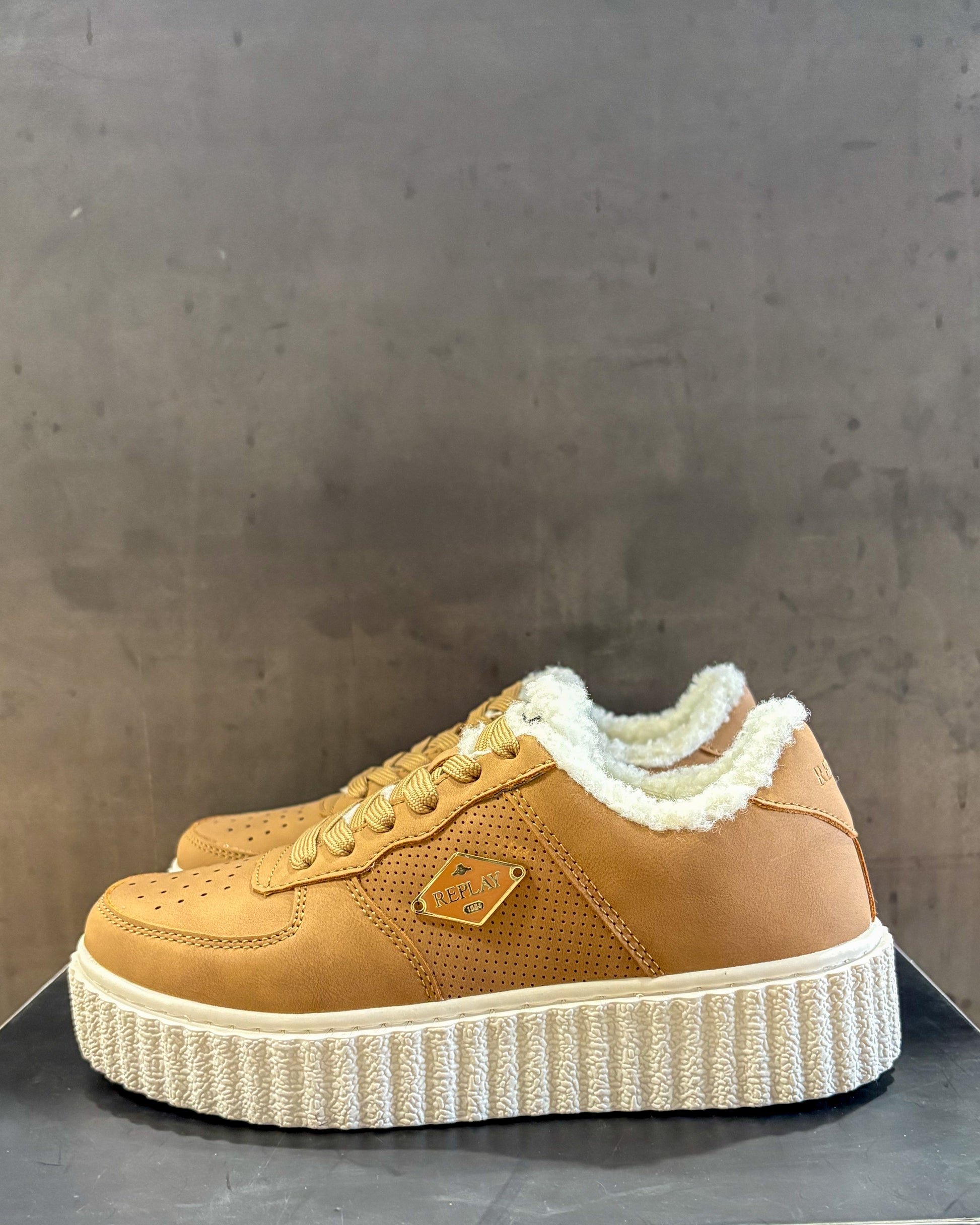 REPLAY DÁMSKE TESNISKY S KOŽÚŠKOM