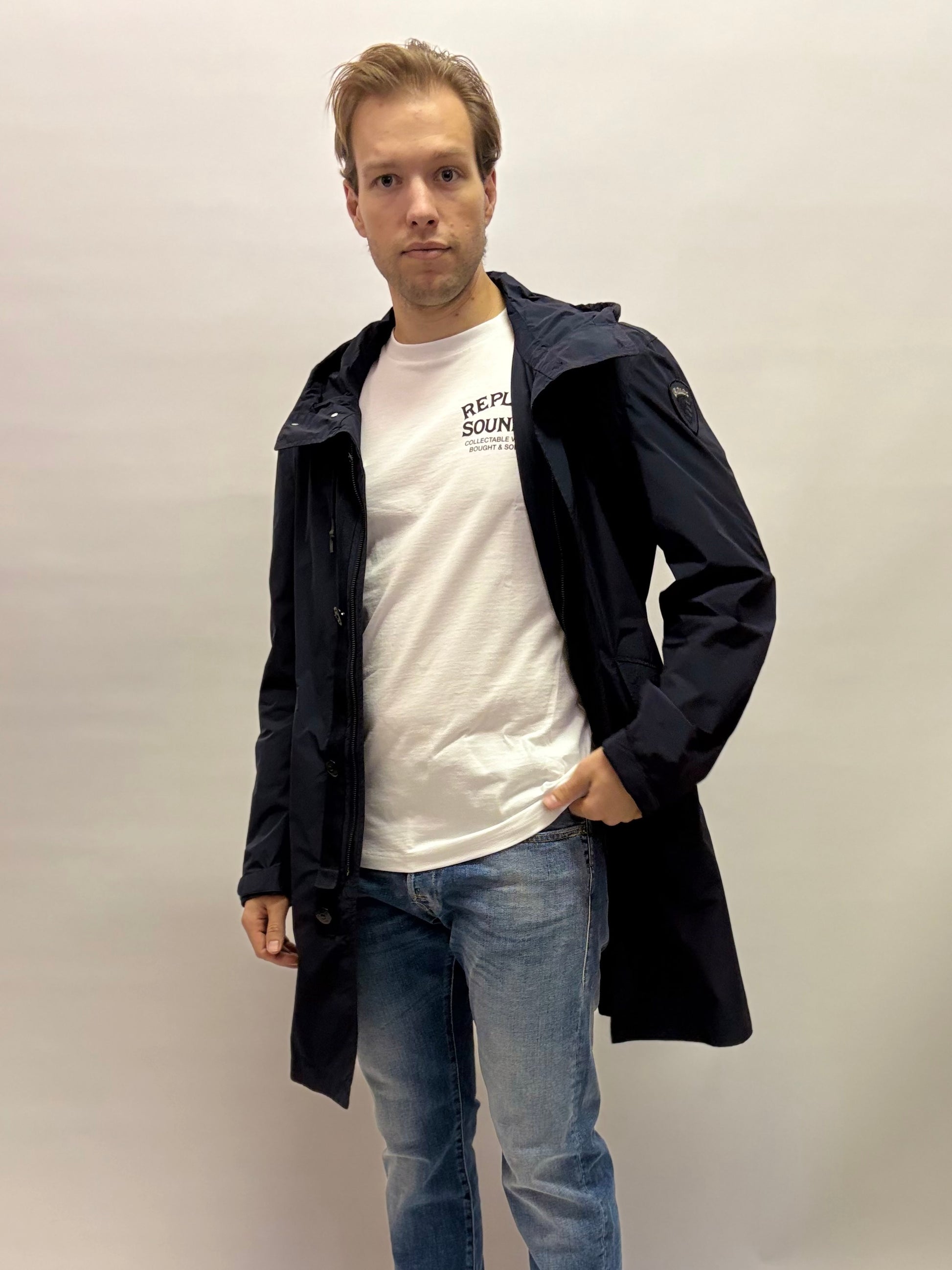BLAUER PÁNSKY KABÁT