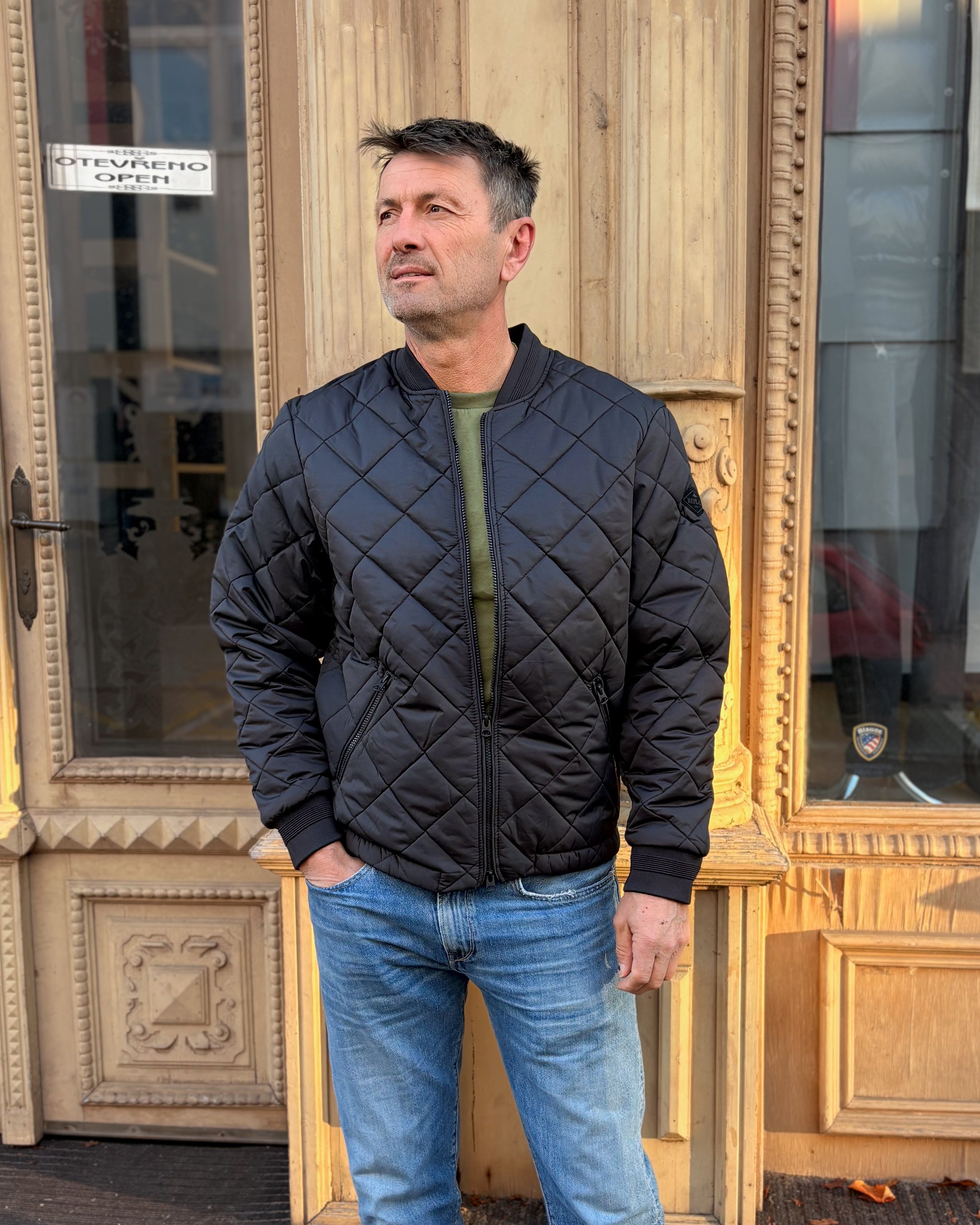 Reversible Jackets Replay Bomber Jacket Replay MA-1 Mens Bomber 