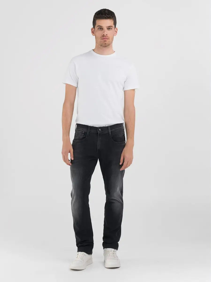 REPLAY PÁNSKÉ ANBASS SLIM-FIT DŽÍNY