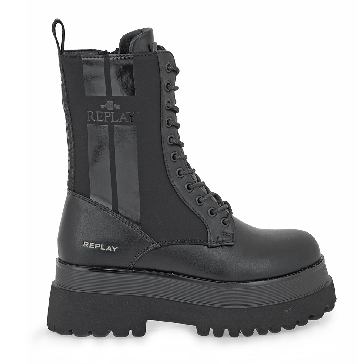 DÁMSKÉ ZIMNÍ BOTY REPLAY SE ZVÝŠENOU PODRÁŽKOU  - GWL72 .000.C0024S