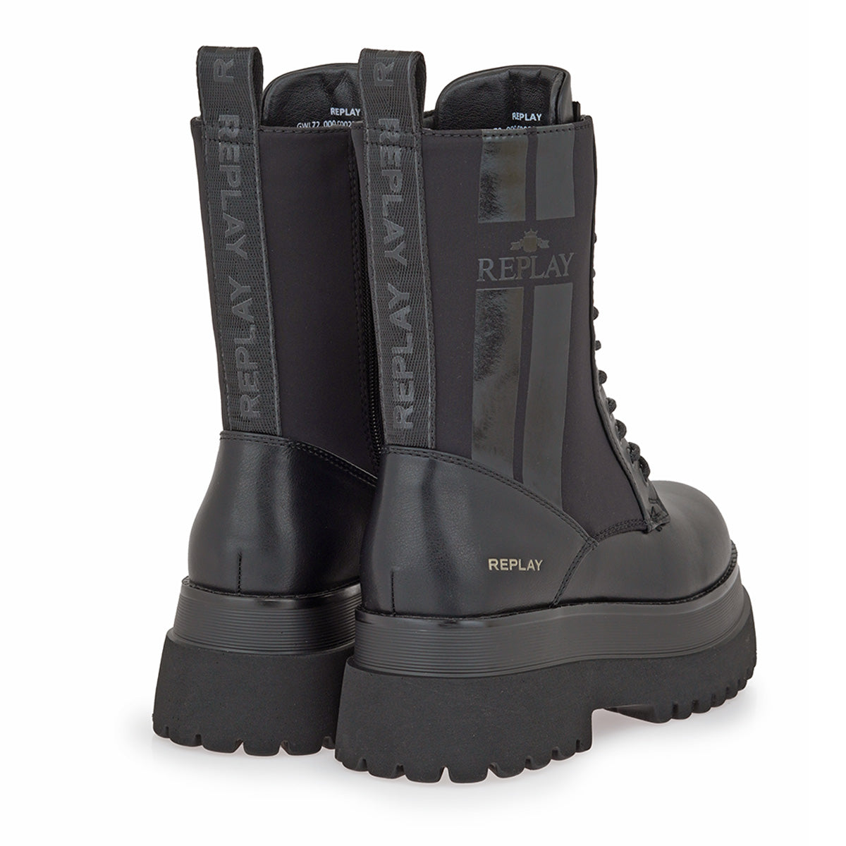 DÁMSKÉ ZIMNÍ BOTY REPLAY SE ZVÝŠENOU PODRÁŽKOU  - GWL72 .000.C0024S
