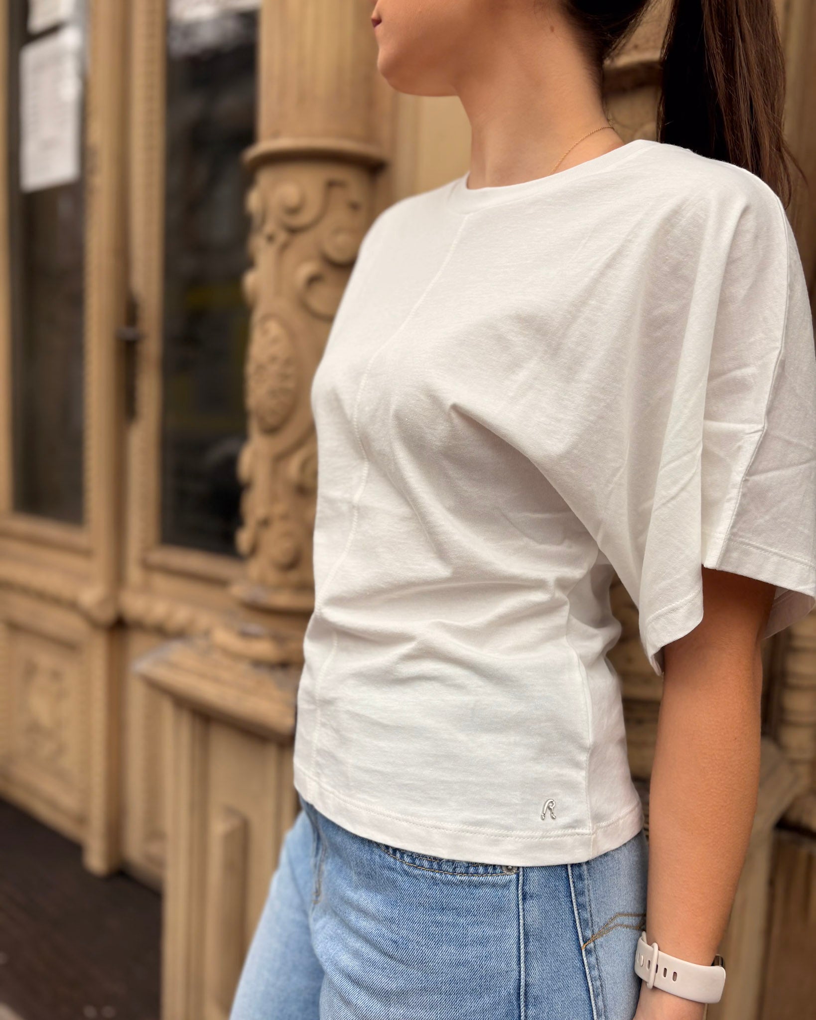 DÁMSKÉ TRIČKO REPLAY S NETOPÝŘÍMI RUKÁVY 