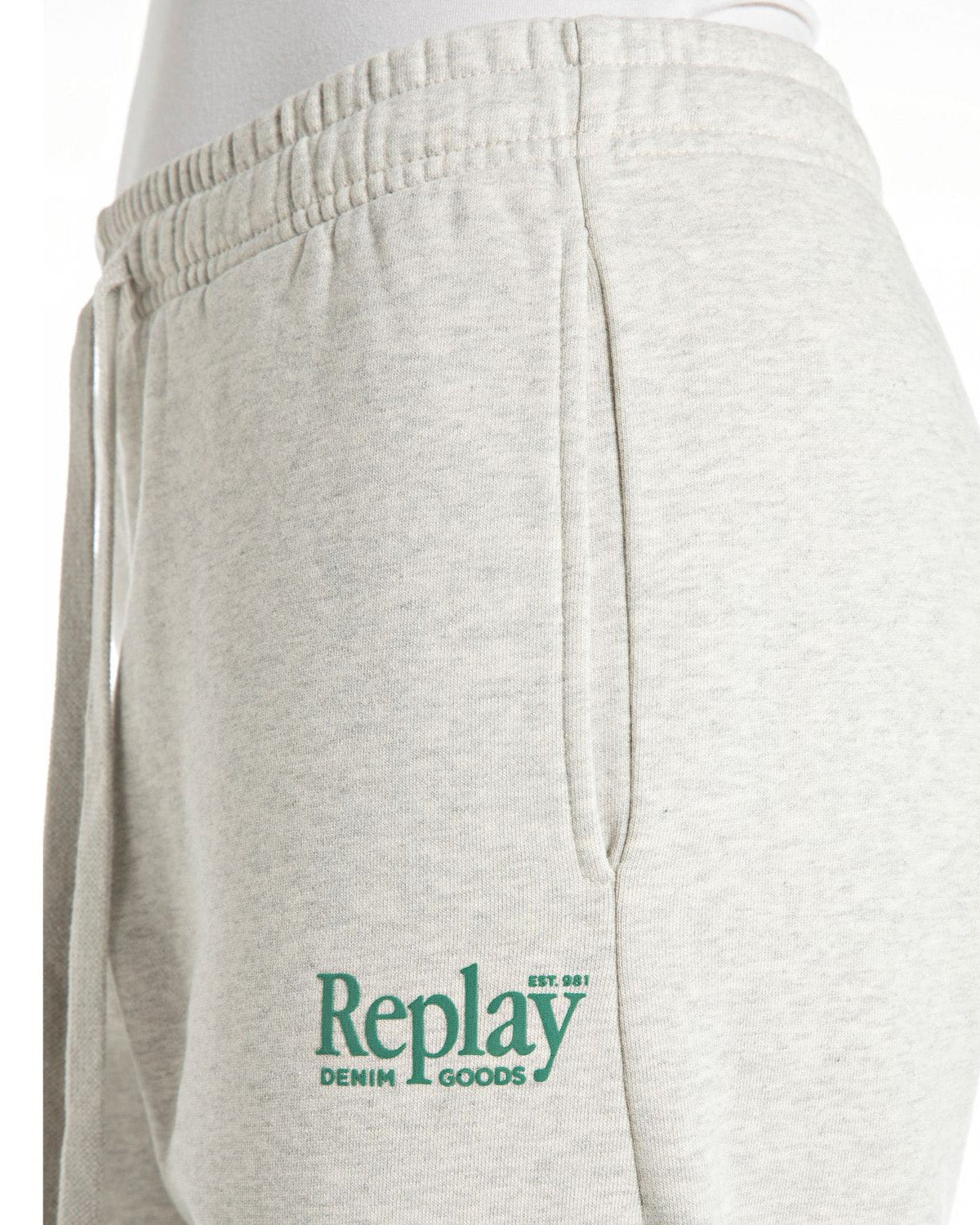 REPLAY DÁMSKE OVERSIZED FLEECE JOGGER S NÁPISOM