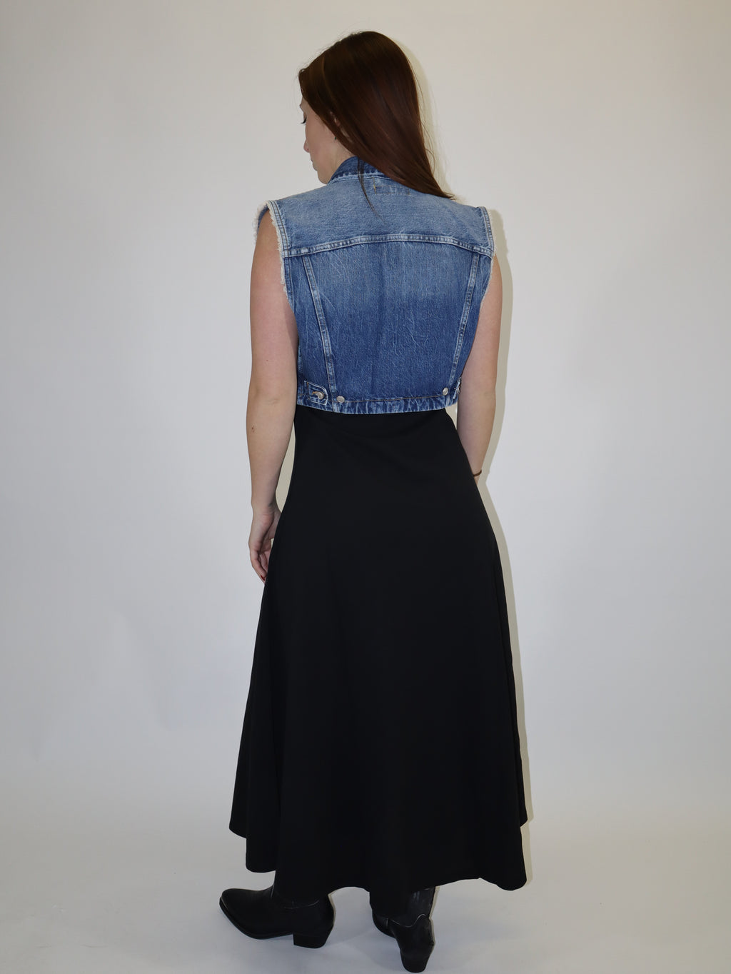 REPLAY WOMEN'S DENIM VEST 9ZERO1