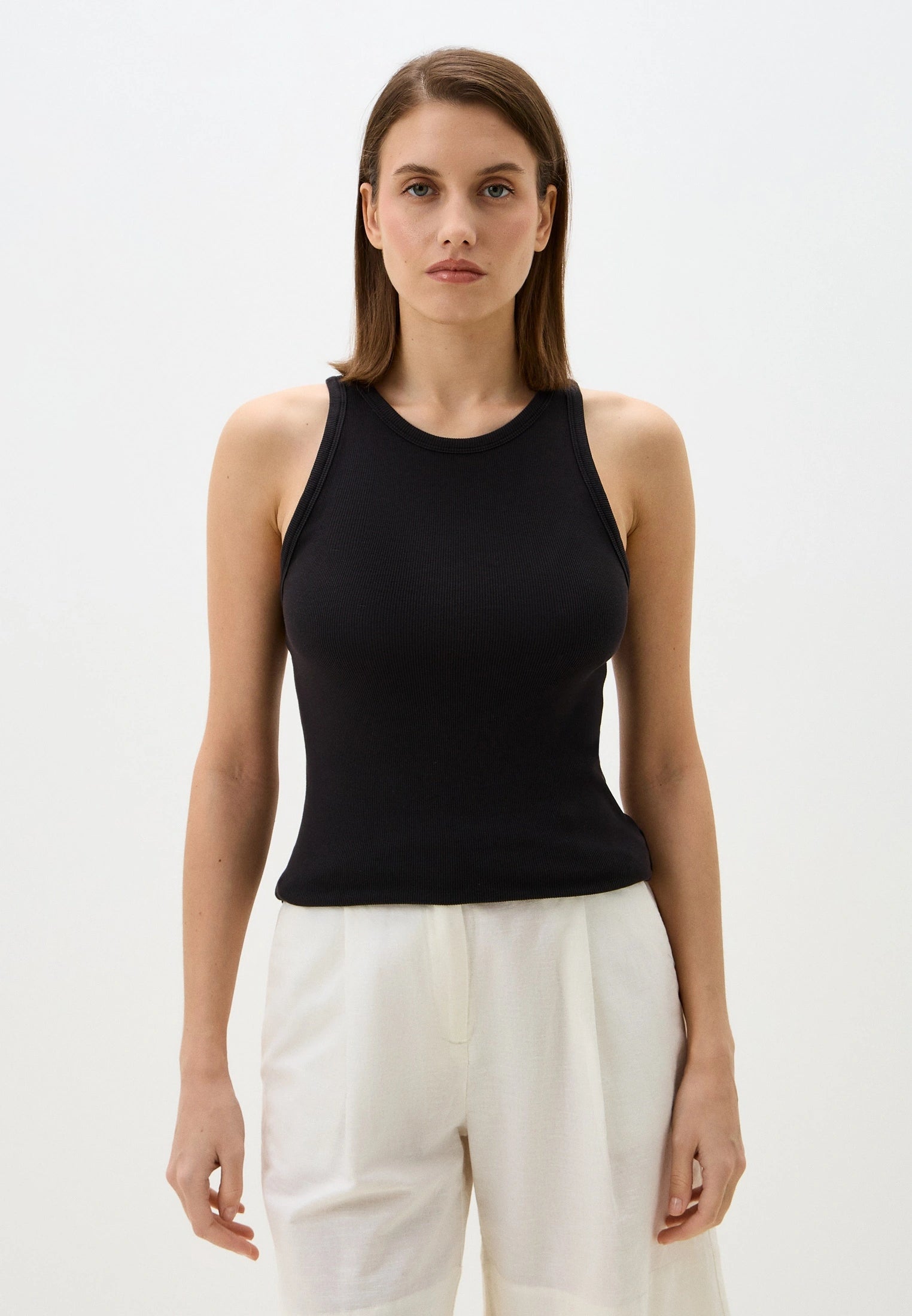 REPLAY DÁMSKÉ TÍLKO SLIM-FIT Z ŽEBROVANÉHO ÚPLETU