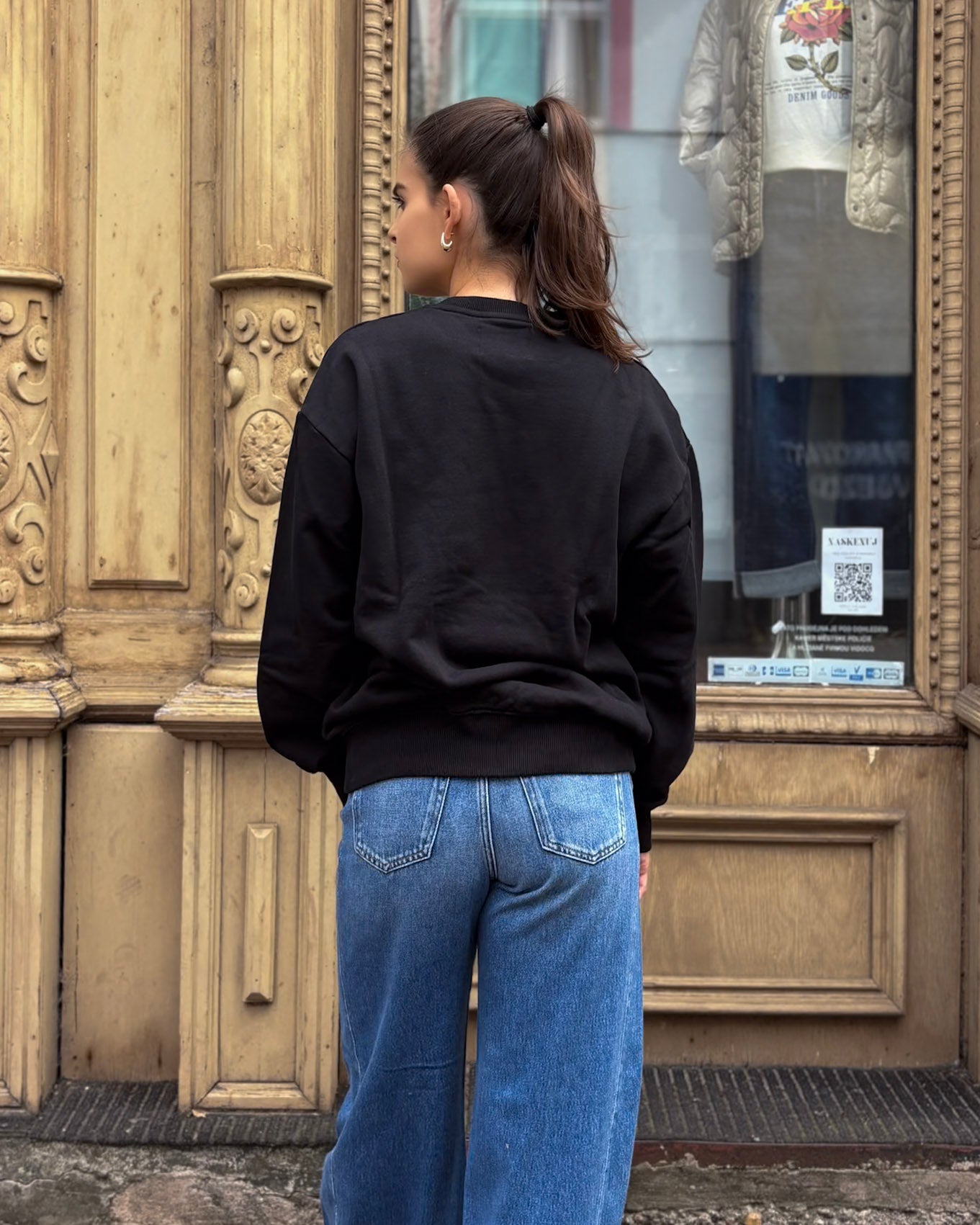 NŐI REPLAY PULÓVER NYOMTATÁSSAL 981