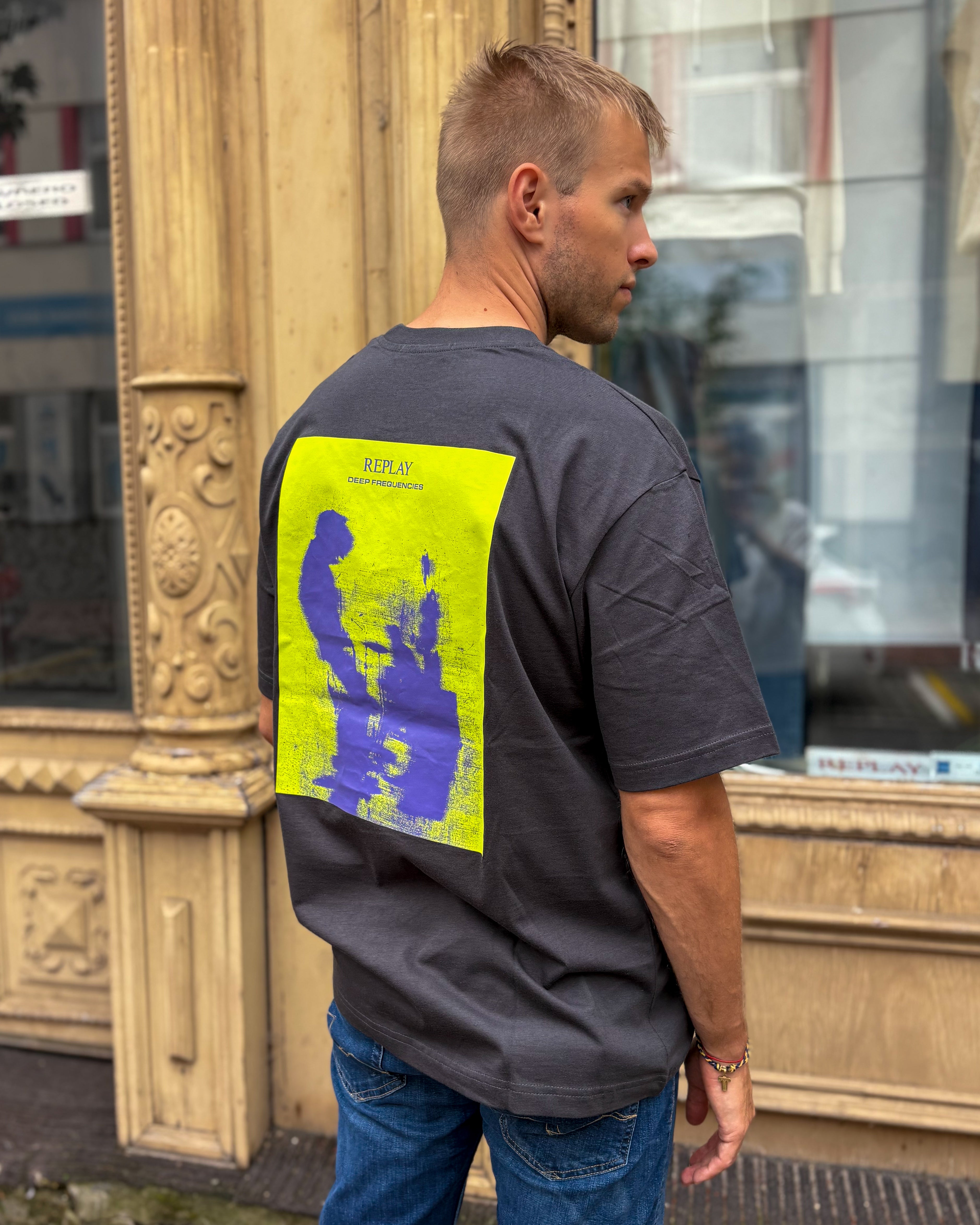 FÉRFI REPLAY PÓLÓ ROCK & RAVE MINTÁVAL