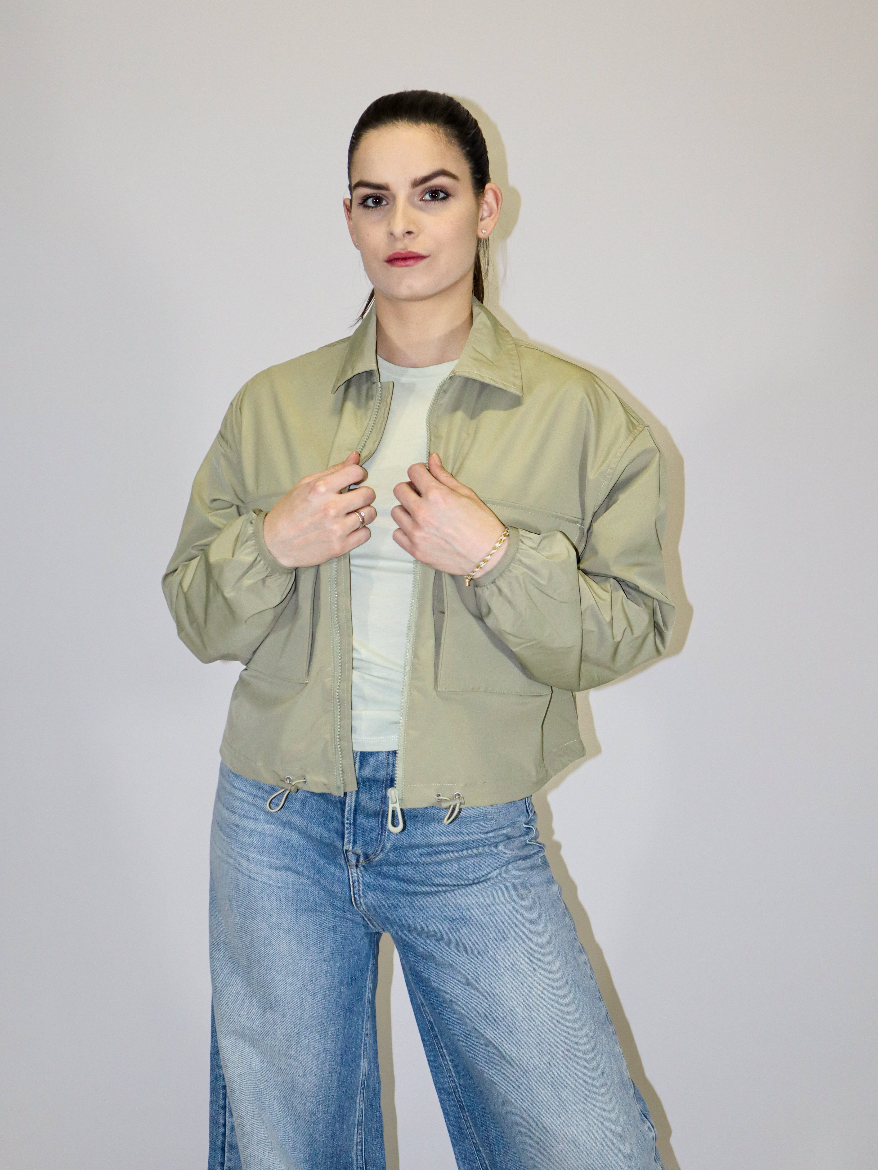 REPLAY NŐI RÖVIDÍTETT KABÁT MAXI ZSEBEKKEL 