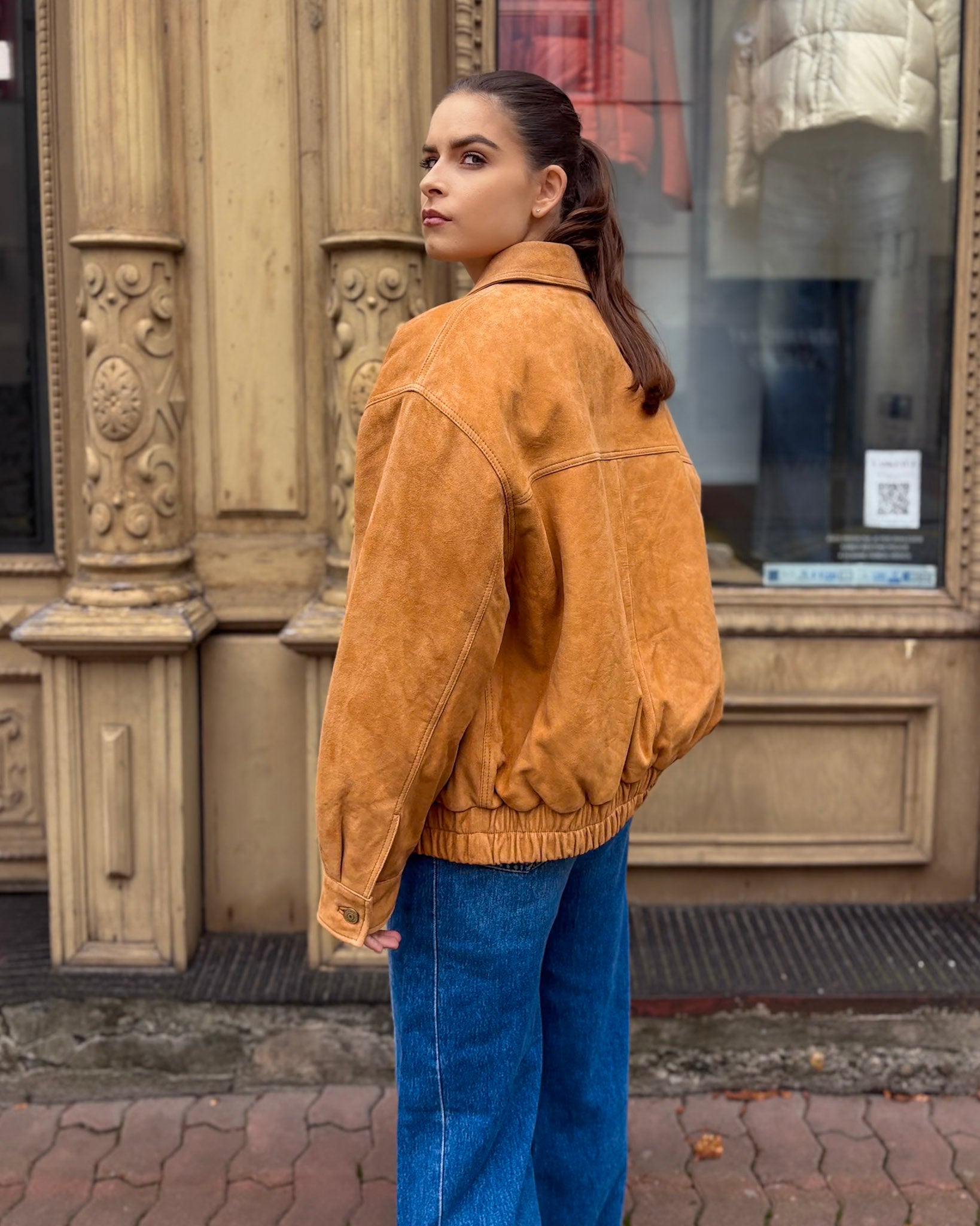 NŐI REPLAY SZŐR BŐR KABÁT GALLÉRRAL 