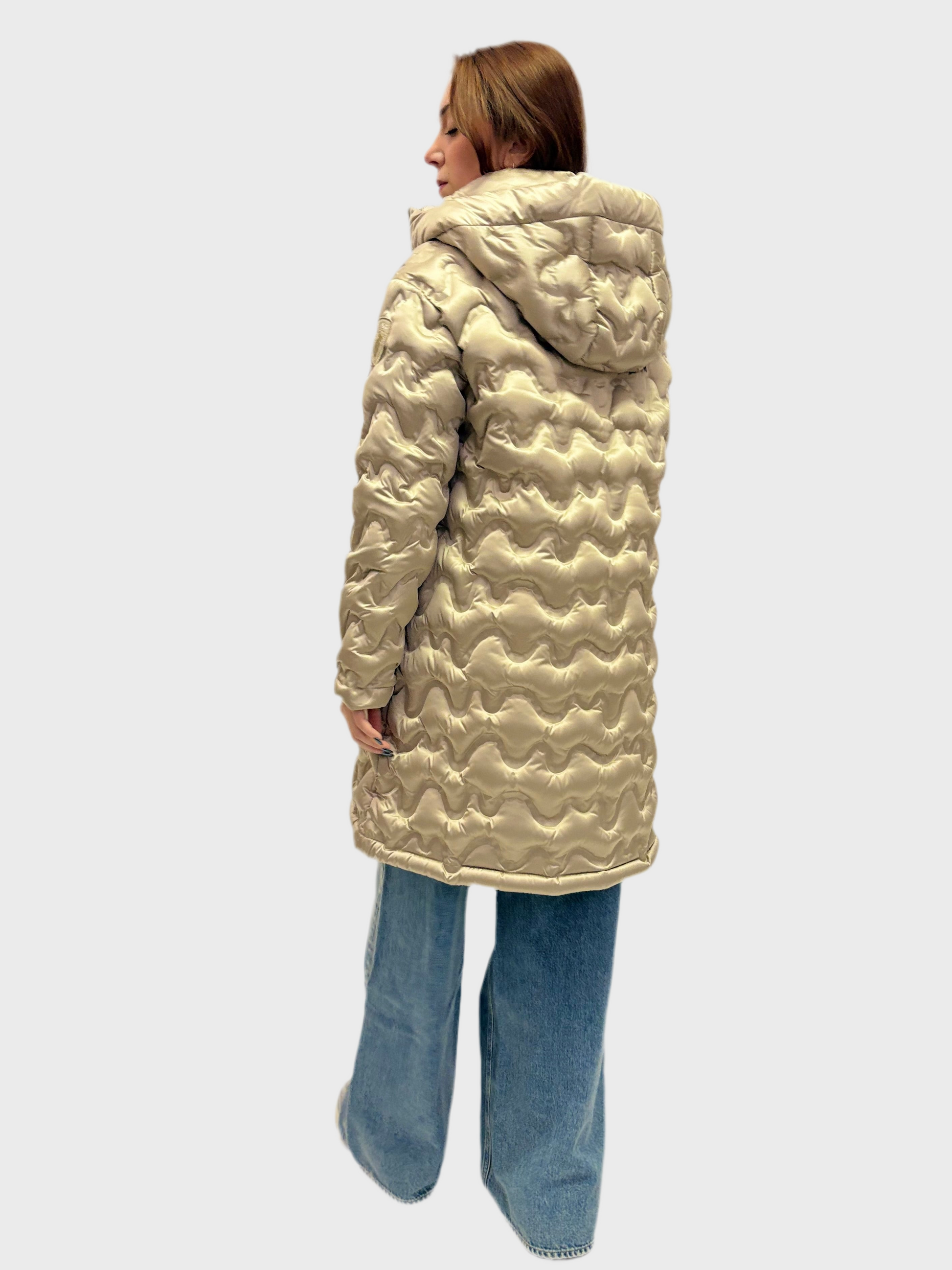 DÁMSKÁ DLOUHÁ PÉŘOVÁ BUNDA BLAUER NILES