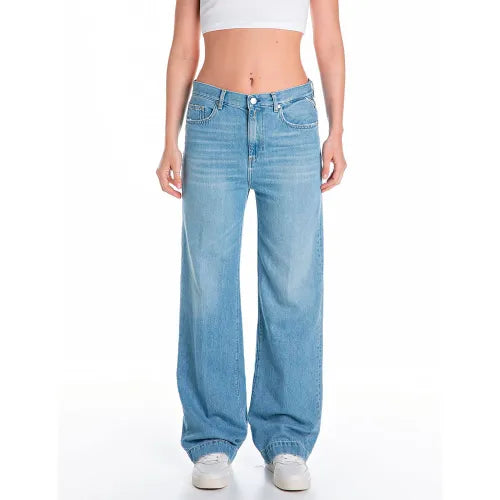 REPLAY DÁMSKÉ DŽÍNY NARJA BAGGY-FIT  