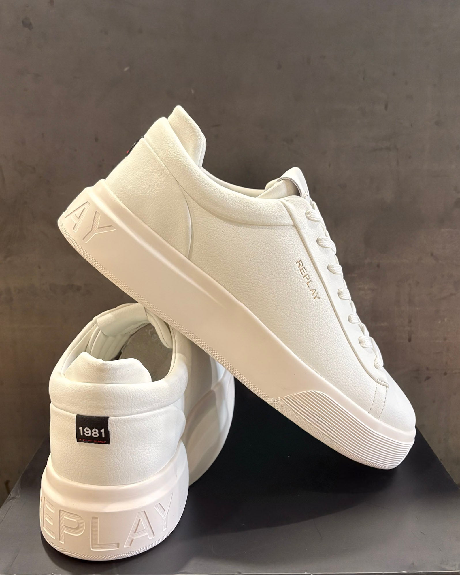 PÁNSKÉ KOŽENÉ TENISKY REPLAY NOTTING DOUBLE