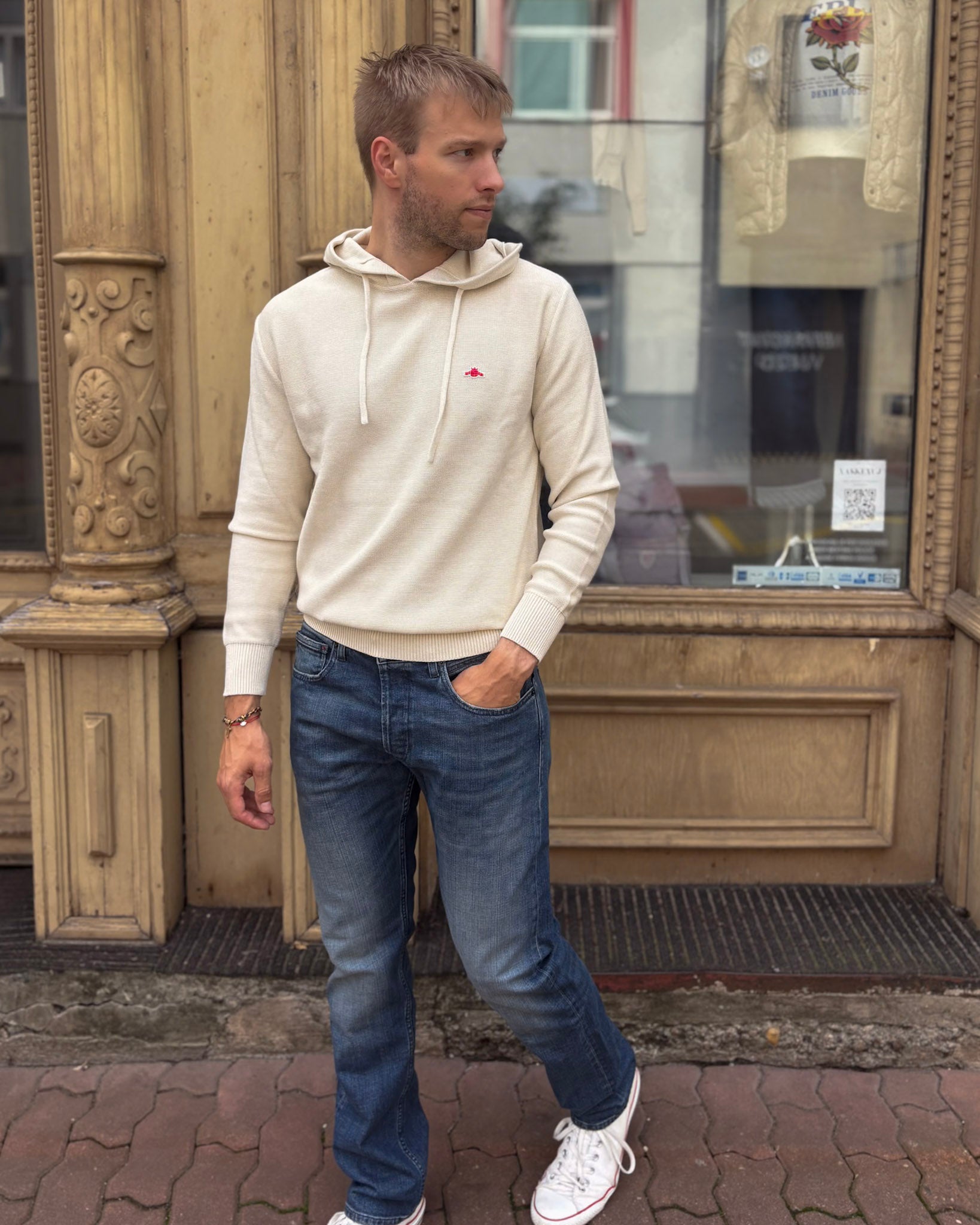 REPLAY FÉRFI EGYENES FAZÚGÁSÚ FARMER GROVER PÁRNÁS MINTÁVAL