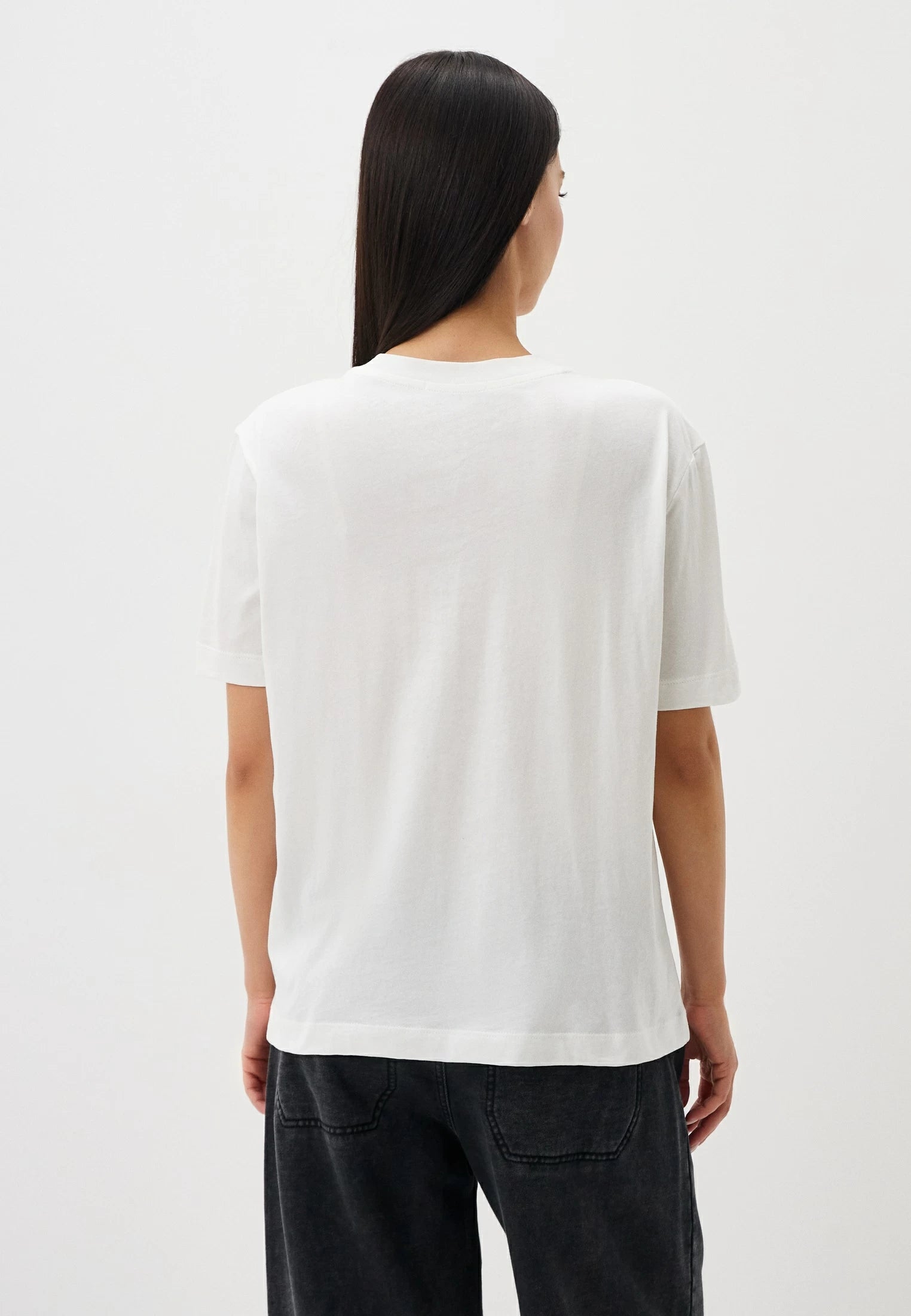 REPLAY DÁMSKÉ BAVLNĚNÉ TRIČKO S KRÁTKÝM RUKÁVEM A POTISKEM