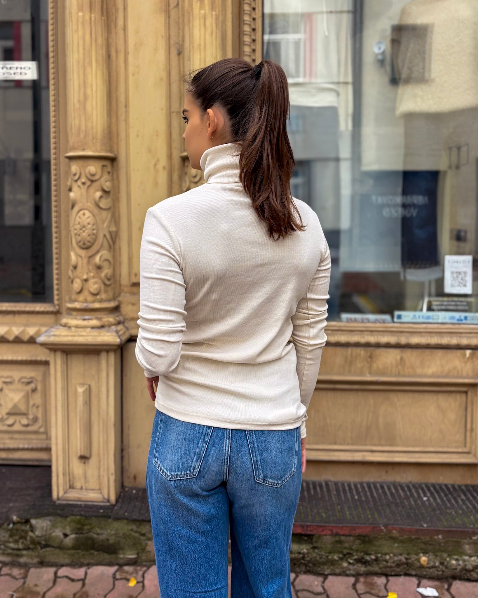 REPLAY DÁMSKÉ TRIČKO S DLOUHÝM RUKÁVEM A ROLÁKEM