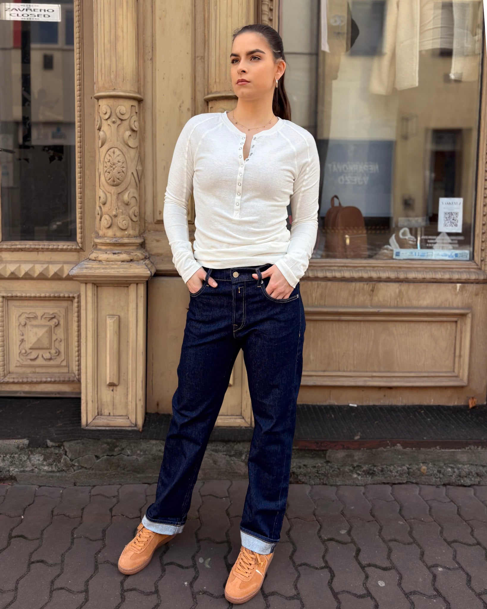 WOMEN'S REPLAY STRAIGHT FIT JEANS AUBRY 