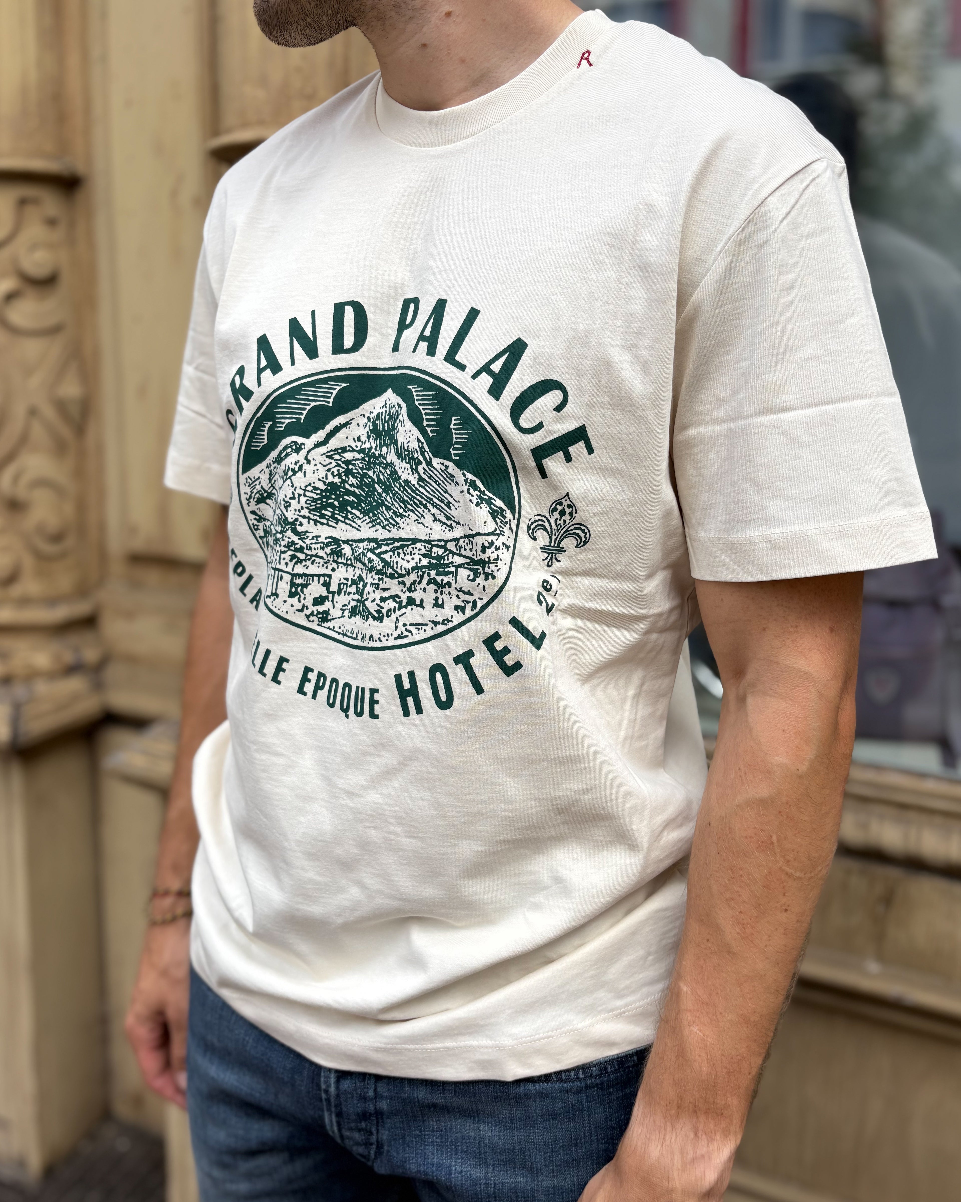 FÉRFI PAMUT PÓLÓ REPLAY BELLE EPOQUE HOTEL MINTÁVAL