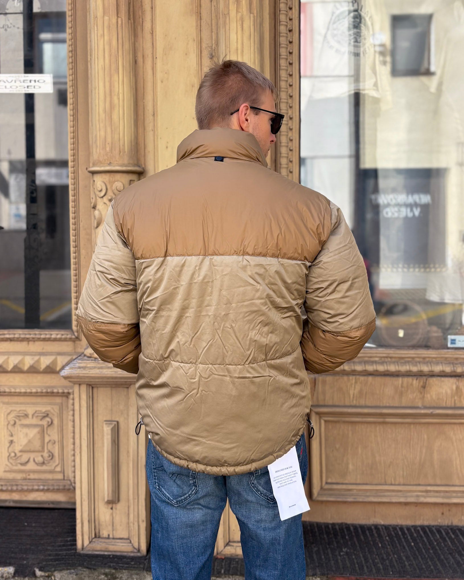 REPLAY FÉRFI STEPELT KABÁT MAGAS GALLÉRRAL