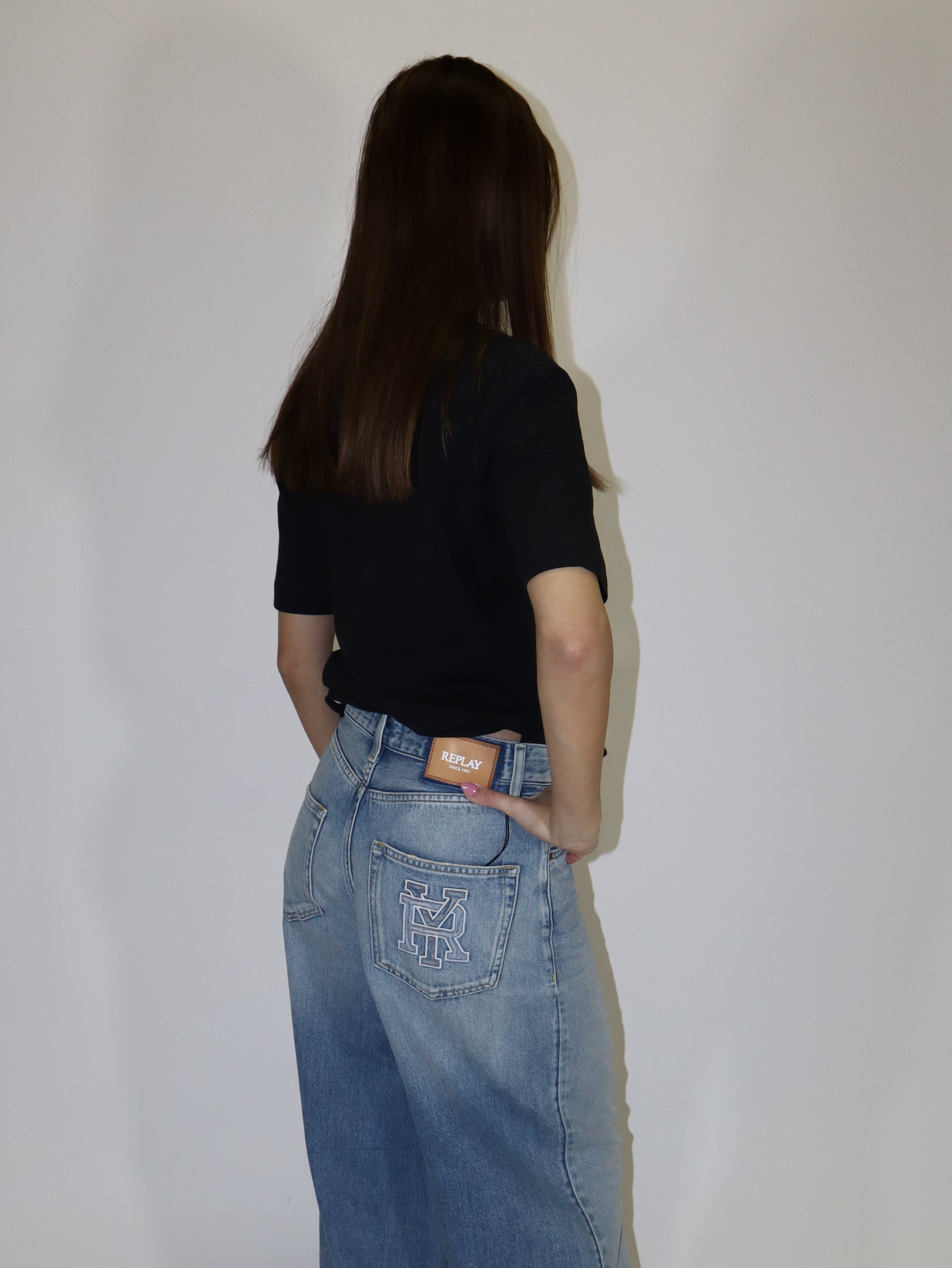 REPLAY DÁMSKÉ BAVLNĚNÉ TRIČKO S KRÁTKÝM RUKÁVEM A POTISKEM