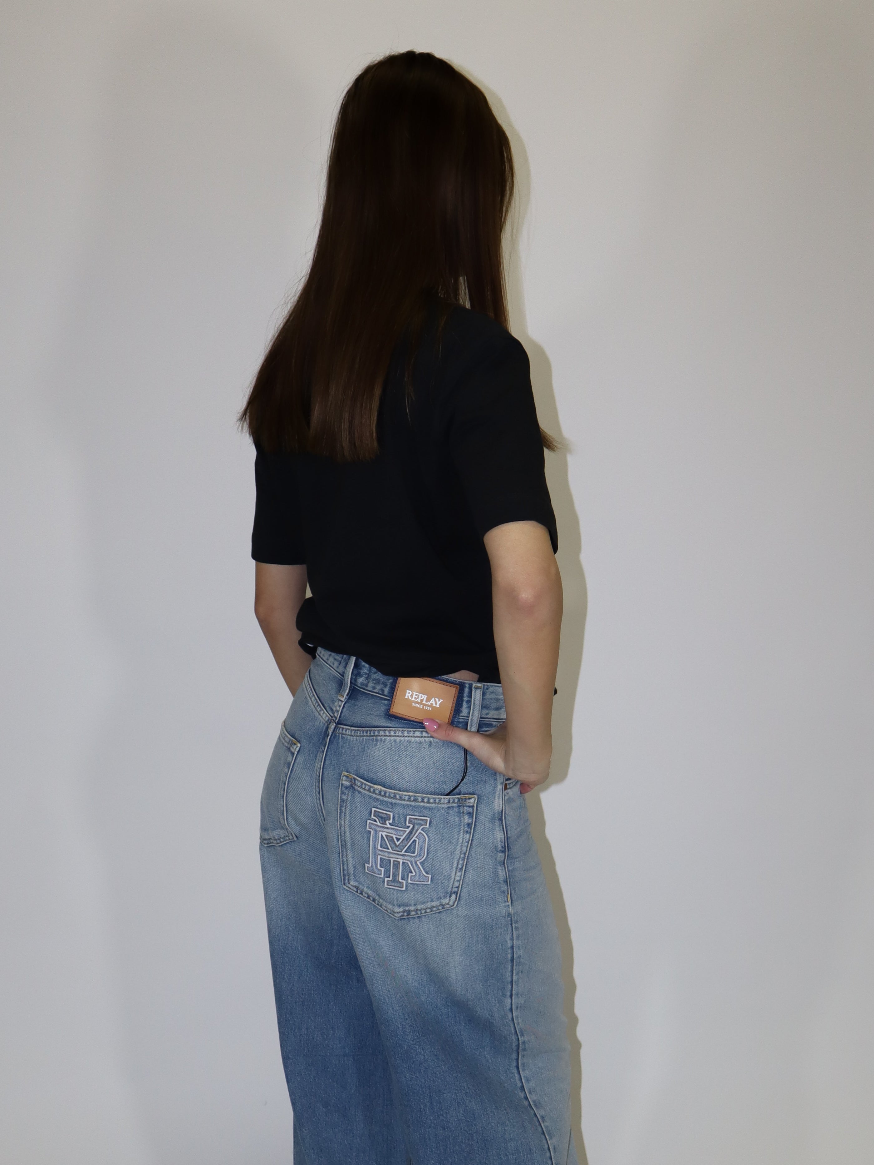 REPLAY DÁMSKÉ BAVLNĚNÉ TRIČKO S KRÁTKÝM RUKÁVEM A POTISKEM 