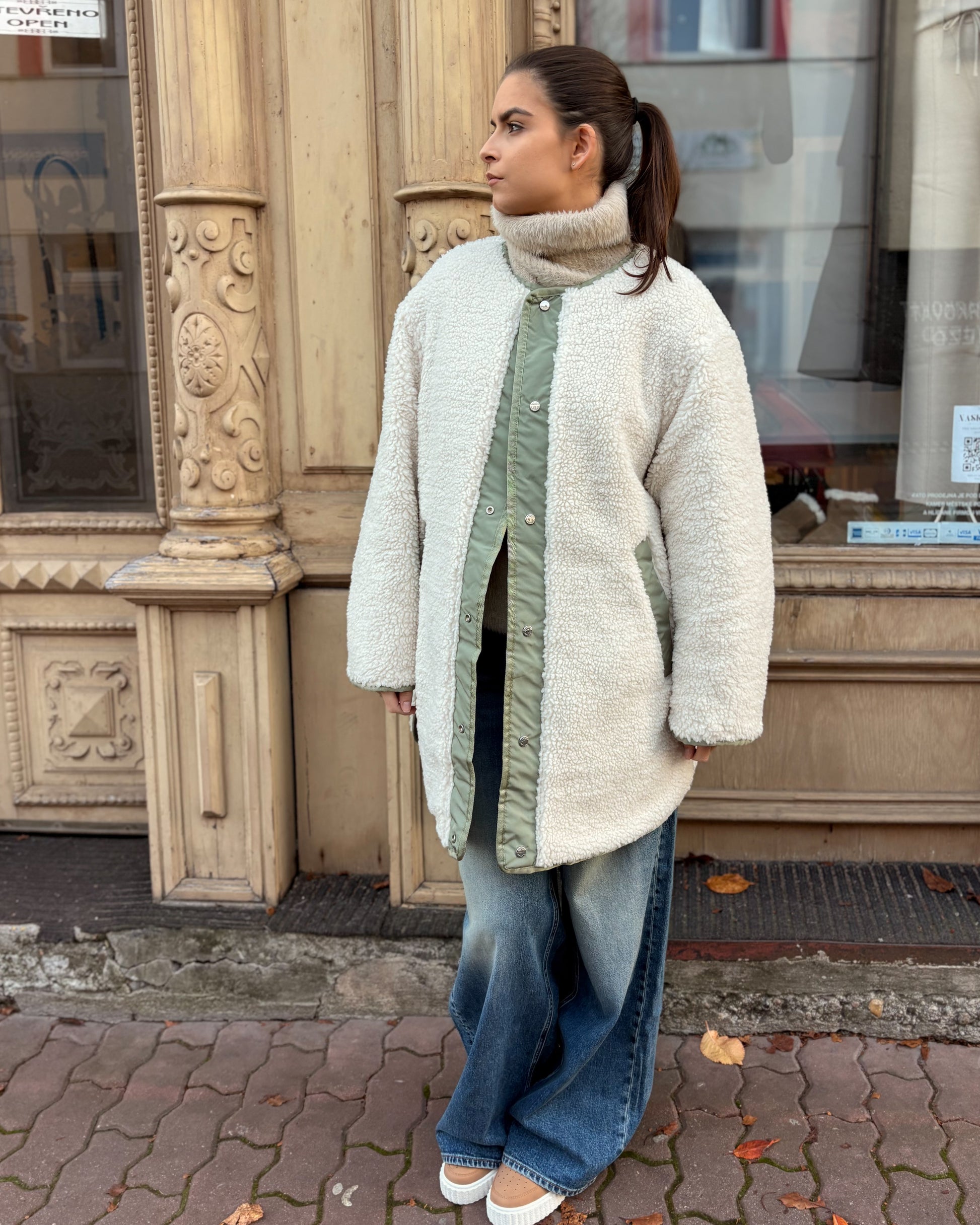 PROŠÍVANÝ DÁMSKÝ MIDI KABÁT REPLAY 