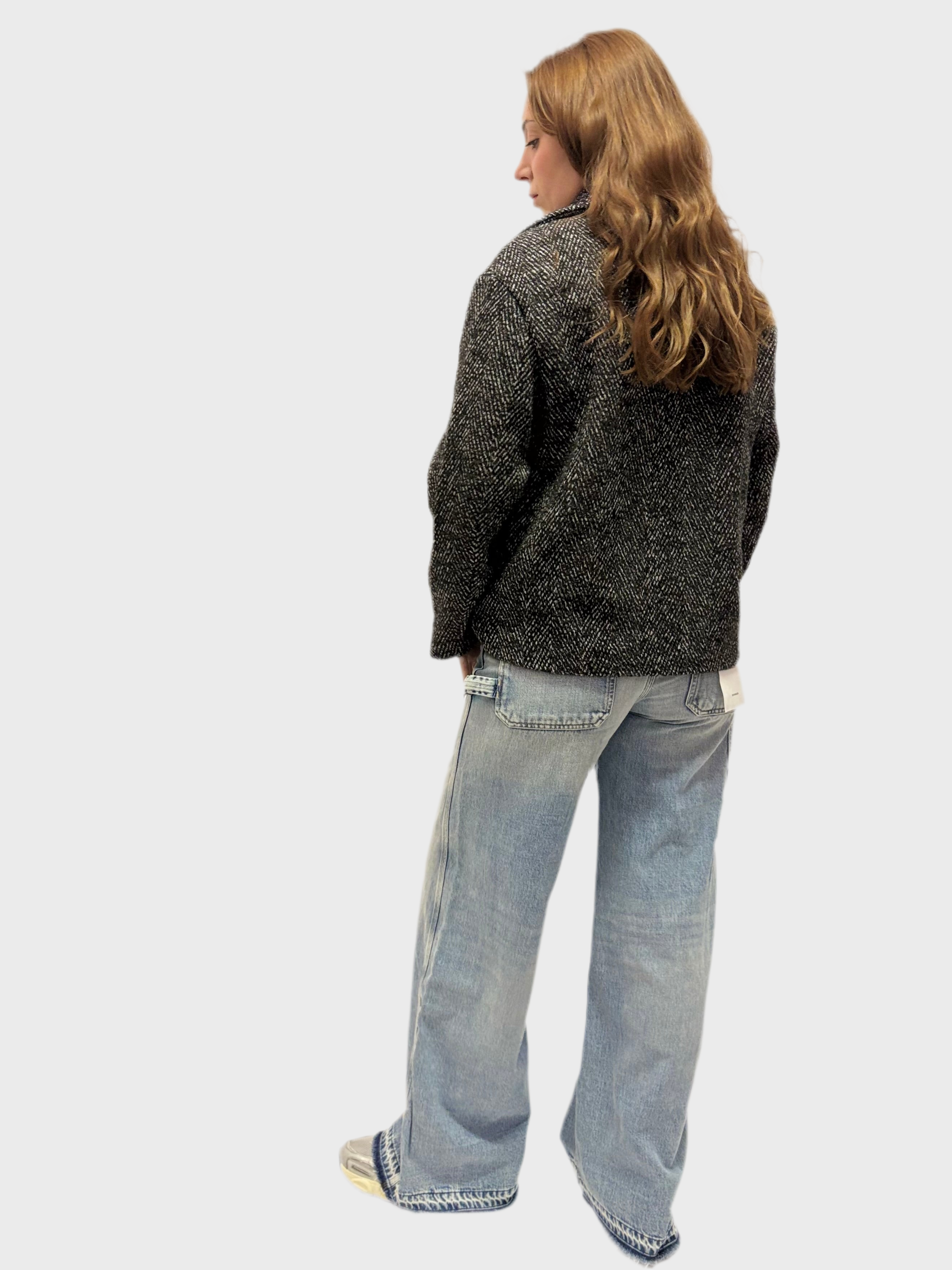 REPLAY DÁMSKY DVOJRADÝ VLNENÝ KABÁT 