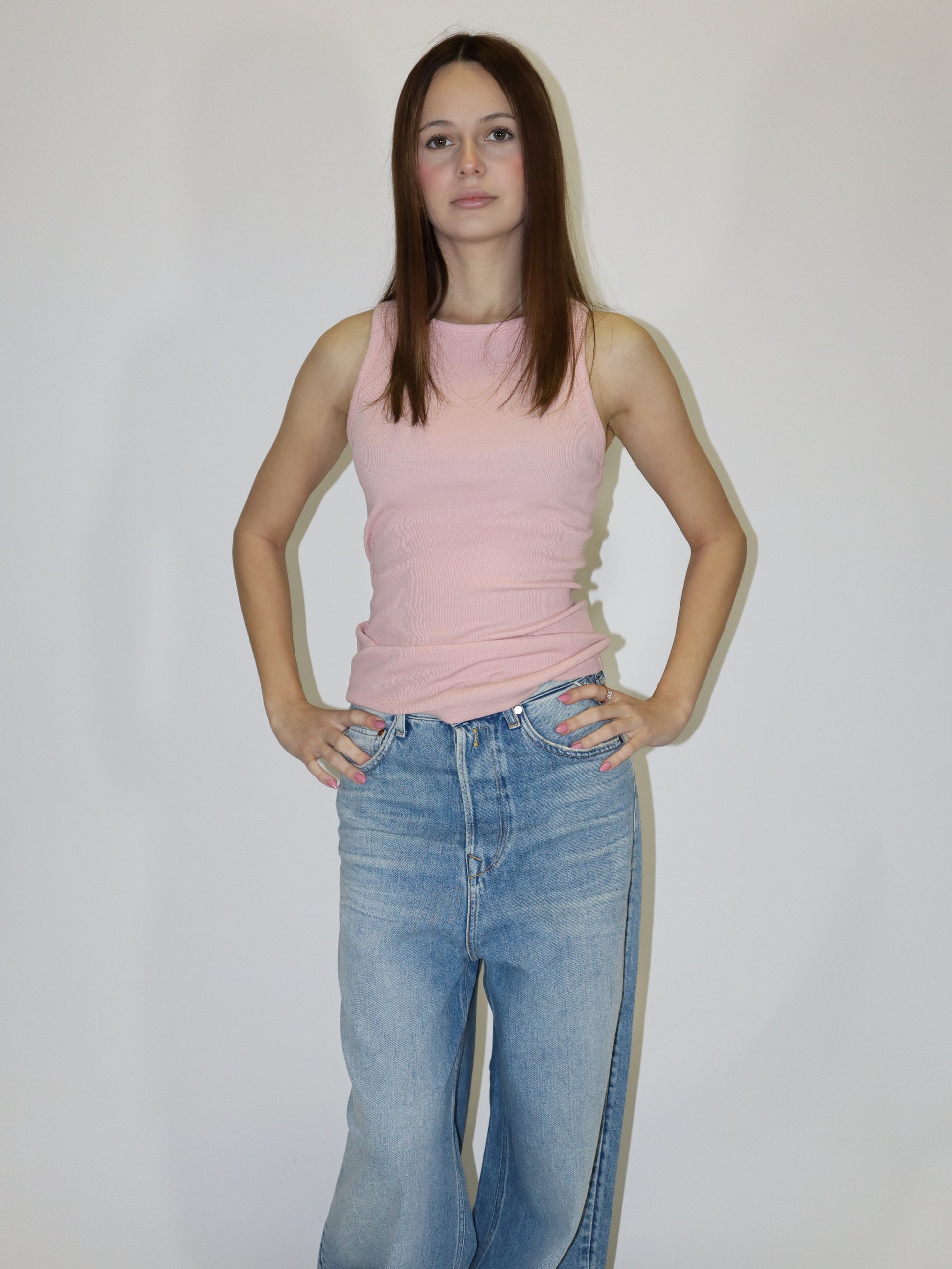 REPLAY DÁMSKÉ TÍLKO SLIM-FIT Z ŽEBROVANÉHO ÚPLETU