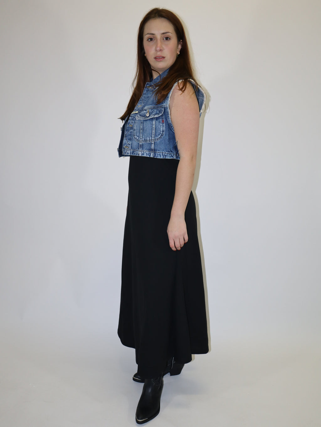 REPLAY WOMEN'S DENIM VEST 9ZERO1