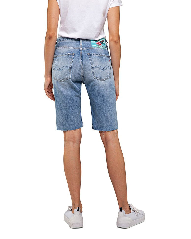 DÁMSKÉ REPLAY DŽÍNOVÉ KRAŤASY KE KOLENŮM
