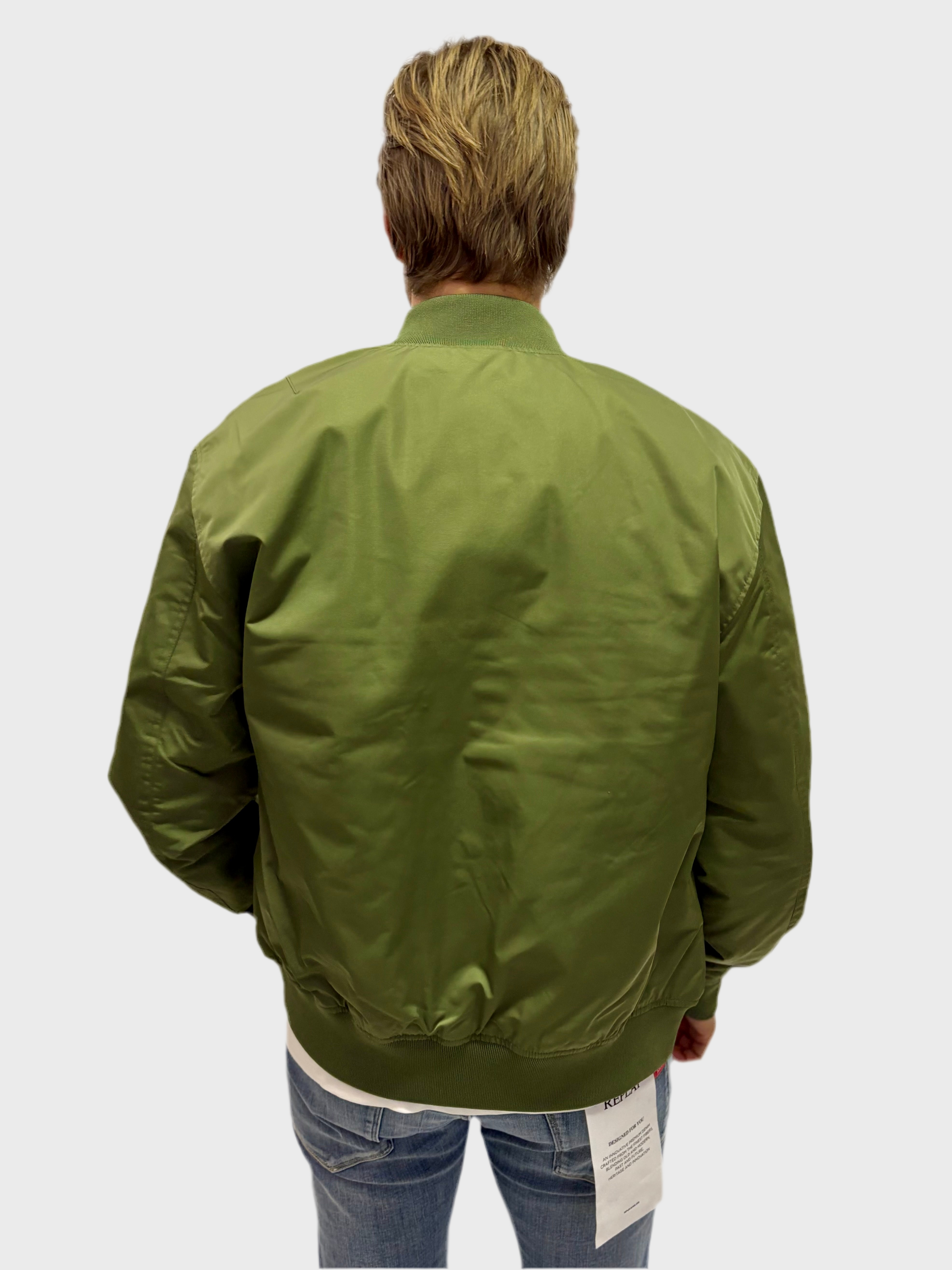 REPLAY PÁNSKY POLY SATÉNOVÝ BOMBER S TIGROM 