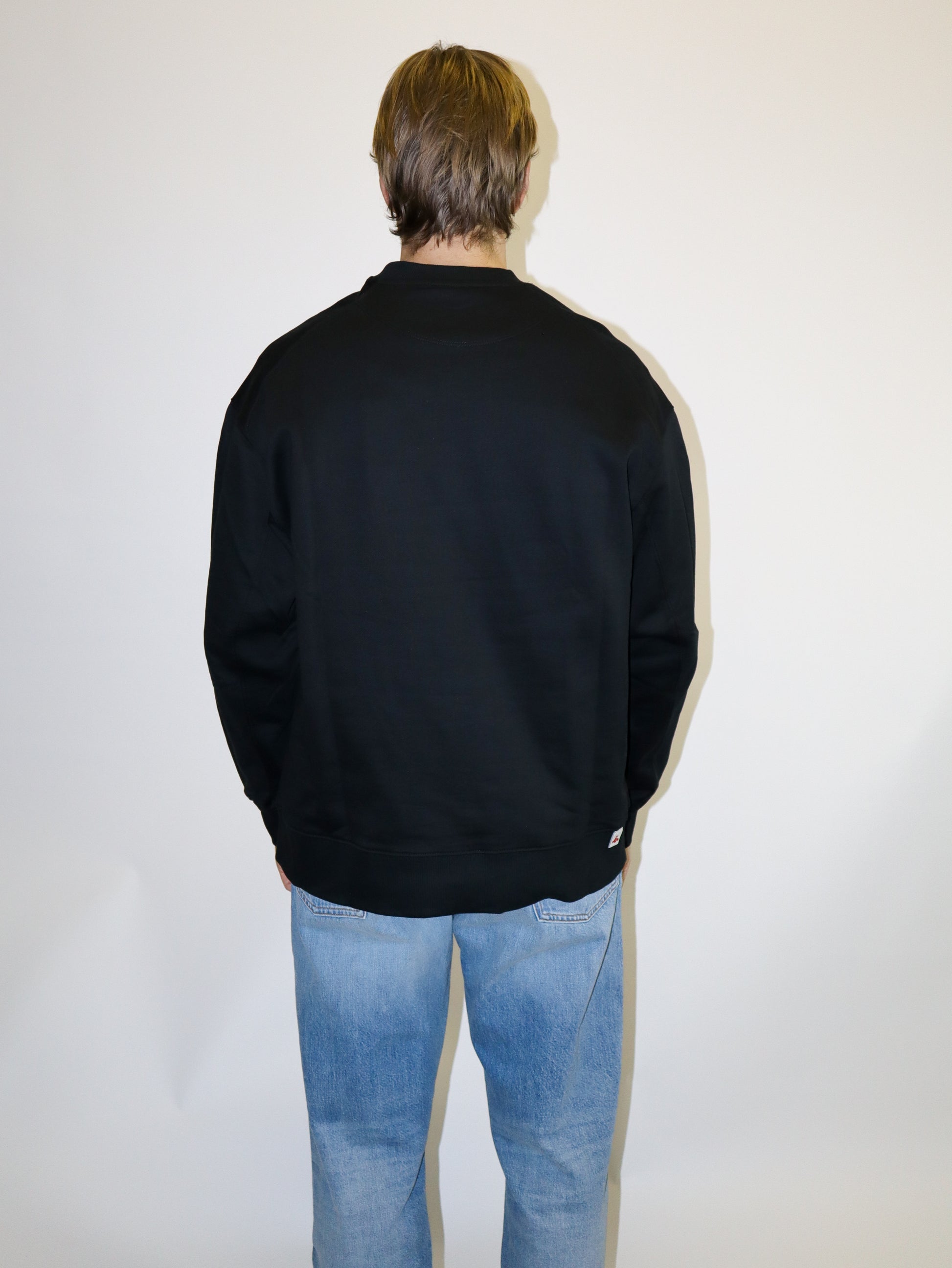 REPLAY PÁNSKÁ MIKINA UVOLNĚNÉHO STŘIHU S NÁPISEM