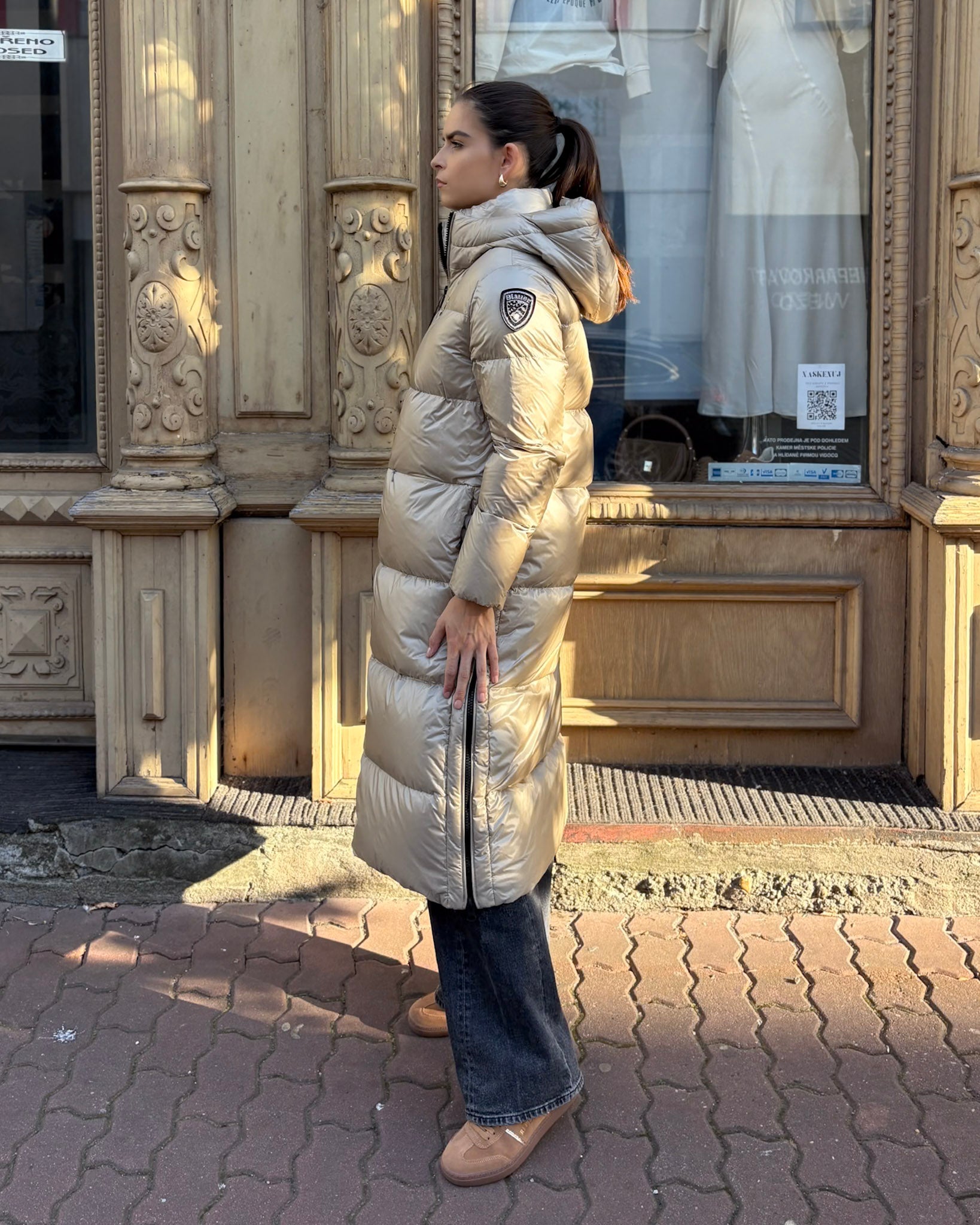 BLAUER LONG SOFT DOWN JACKET CELIA