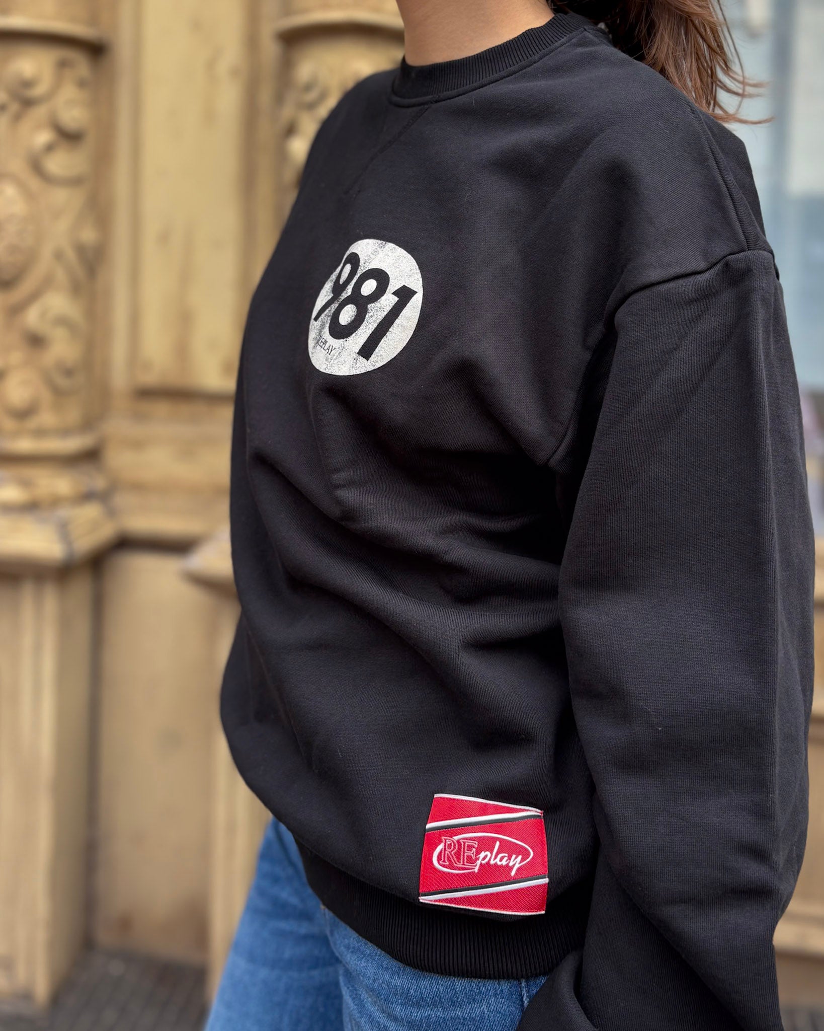 DÁMSKÁ MIKINA REPLAY S POTISKEM 981