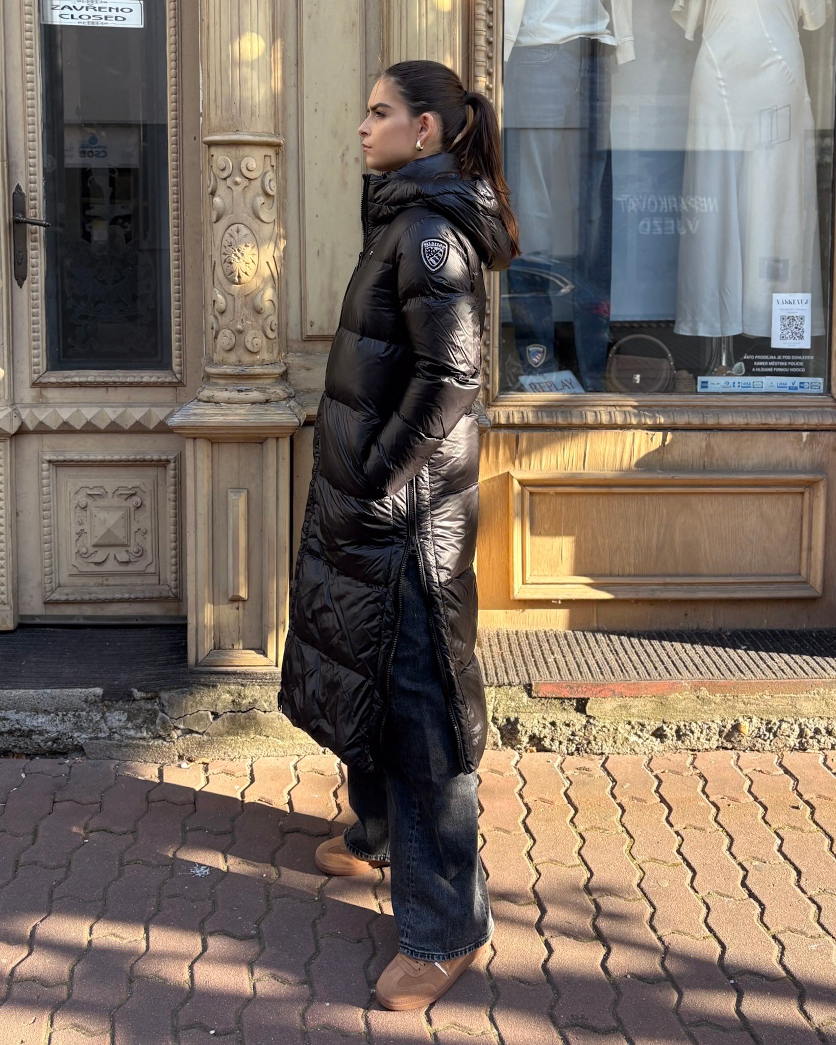 BLAUER LONG SOFT DOWN JACKET CELIA