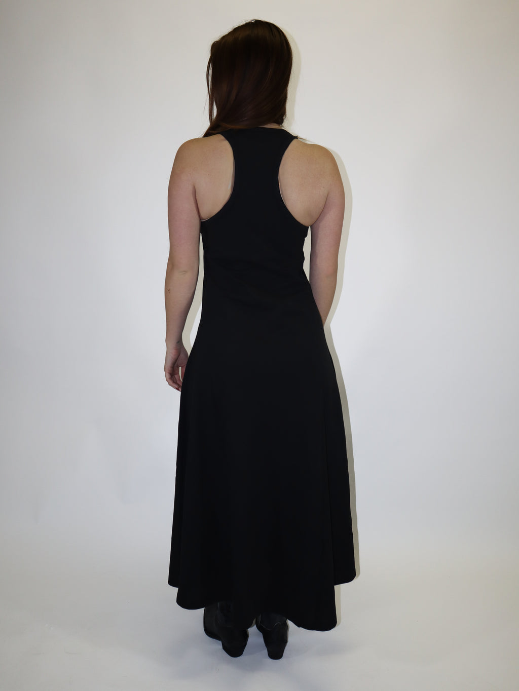 REPLAY PRINTED COTTON PIQUE MIDI DRESS
