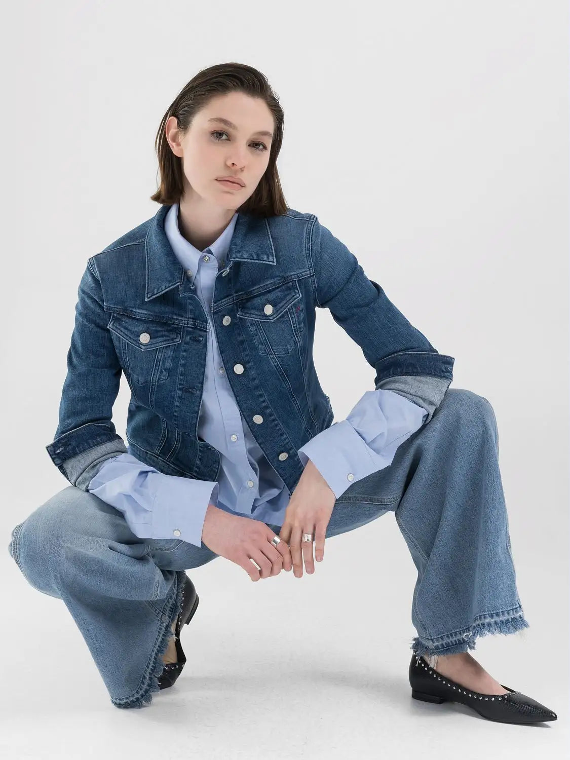 REPLAY DÁMSKÉ DŽÍNY WORK-FIT HALLIE 