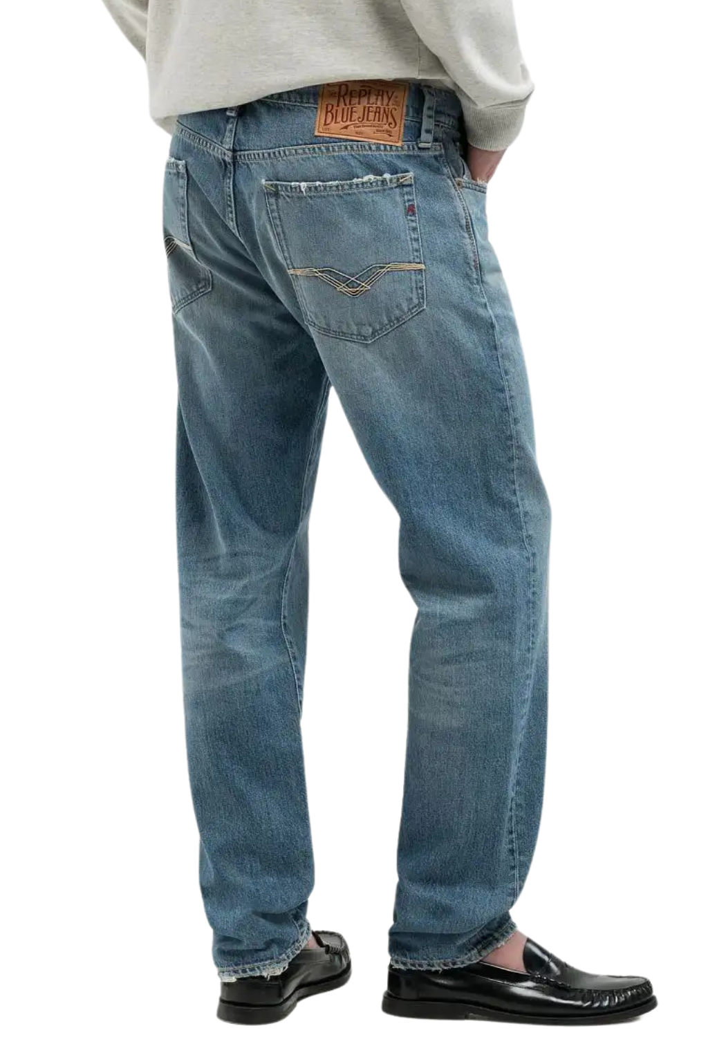 REPLAY PÁNSKÉ SLIM-FIT DŽÍNY STŘIHU NEAAL