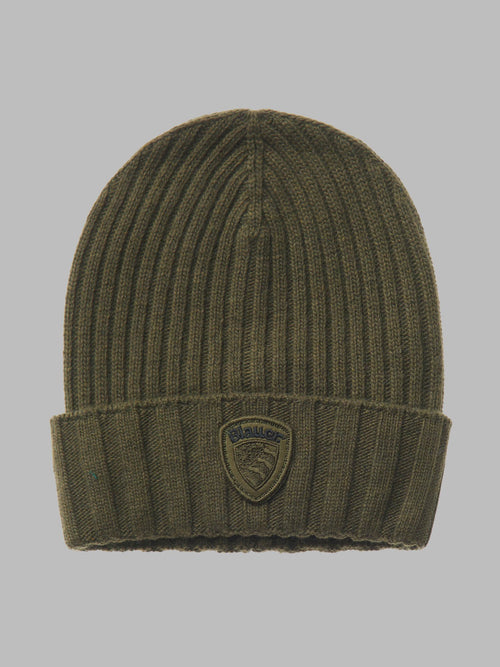 BLAUER JEDNOBAREVNÁ REBROVANÁ ČIAPKA 