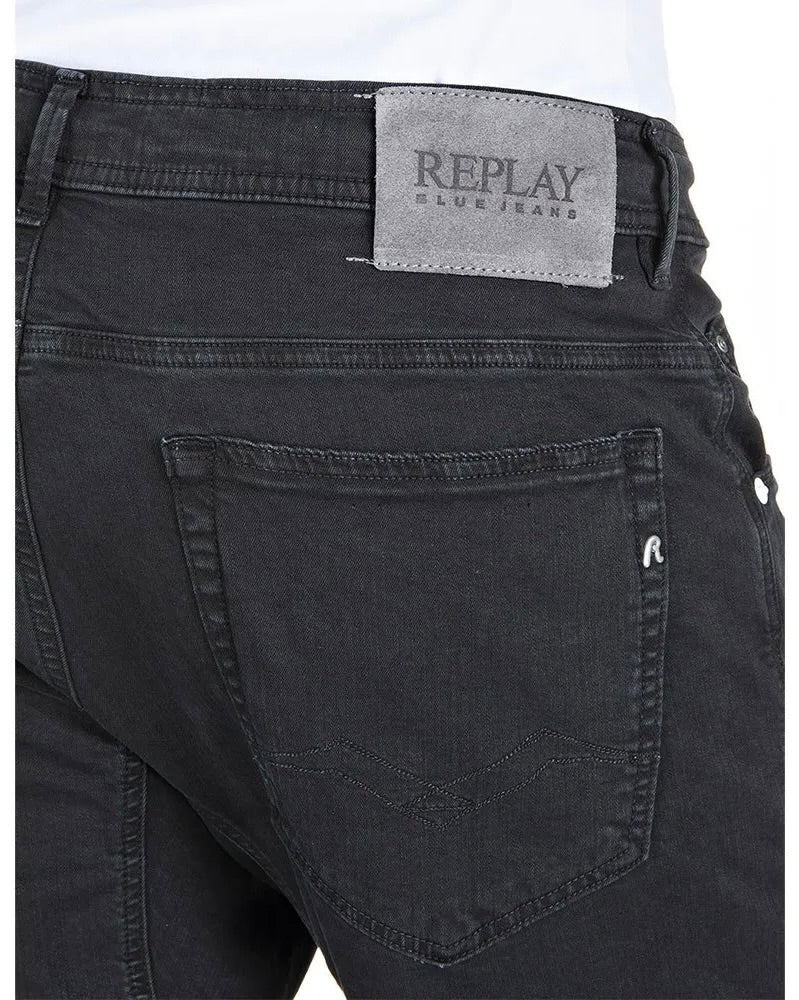 PÁNSKÉ KRAŤASY REPLAY SE ŠŇŮRKOU V PASE - MA985A .000.8121397