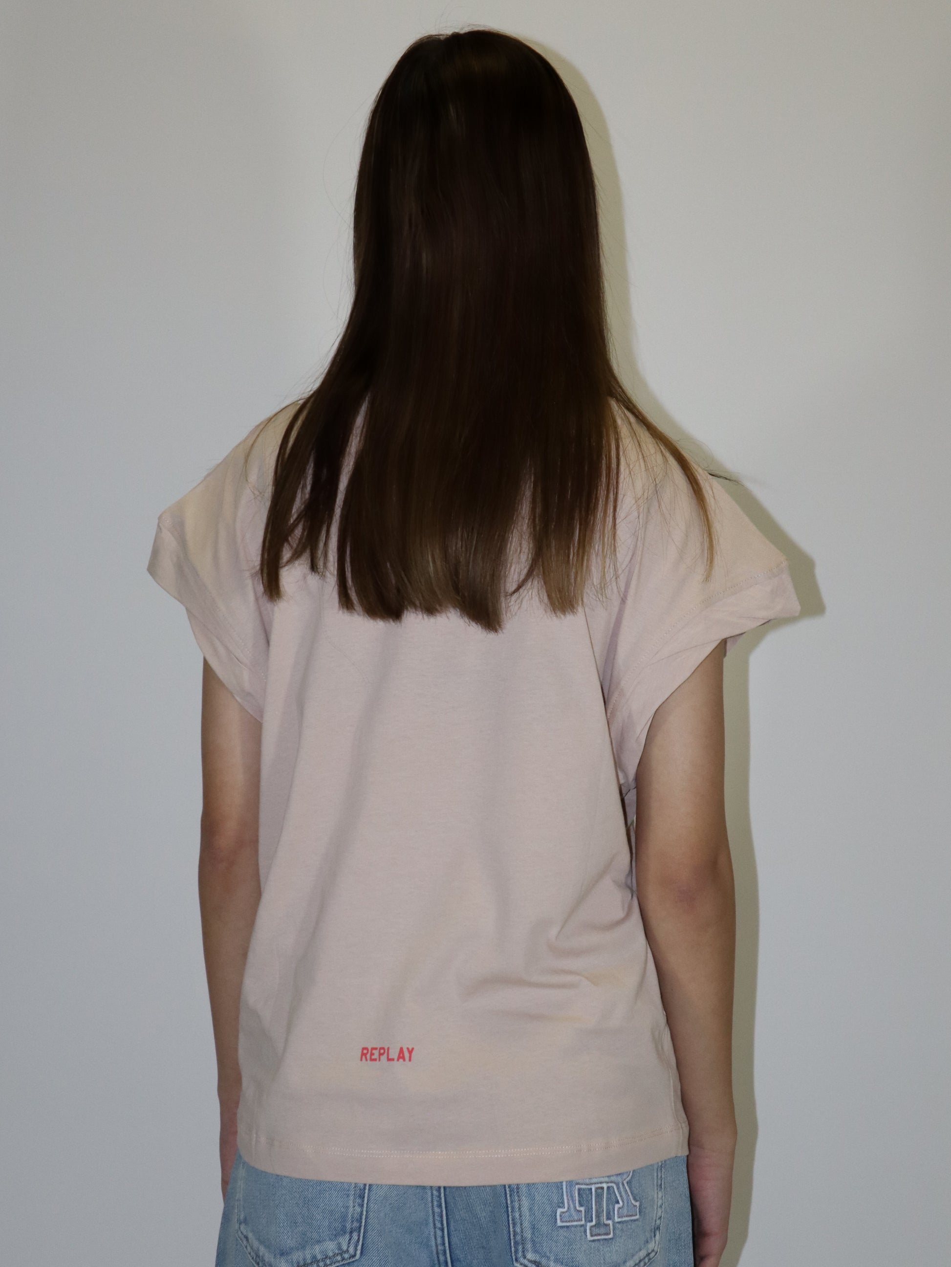 REPLAY DÁMSKÉ TRIČKO S BAREVNÝM POTISKEM
