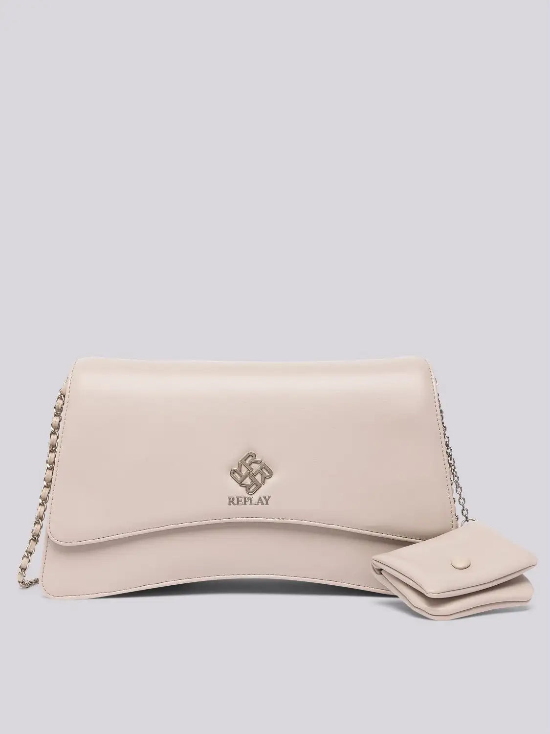 CROSSBODY TAŠKA S KLOPOU A POPRUHEM NA RAMENO 