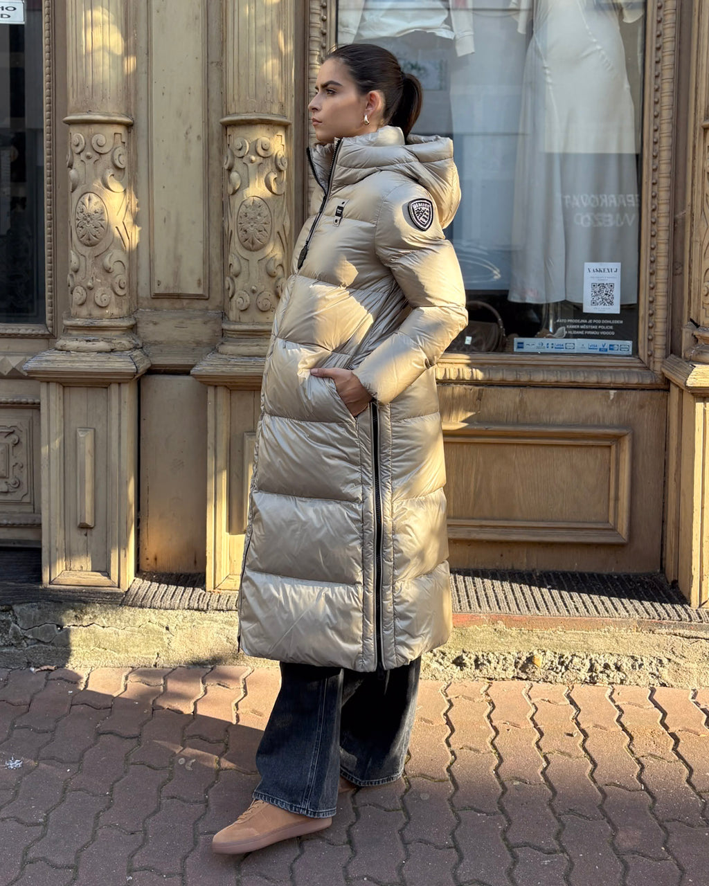 BLAUER LONG SOFT DOWN JACKET CELIA