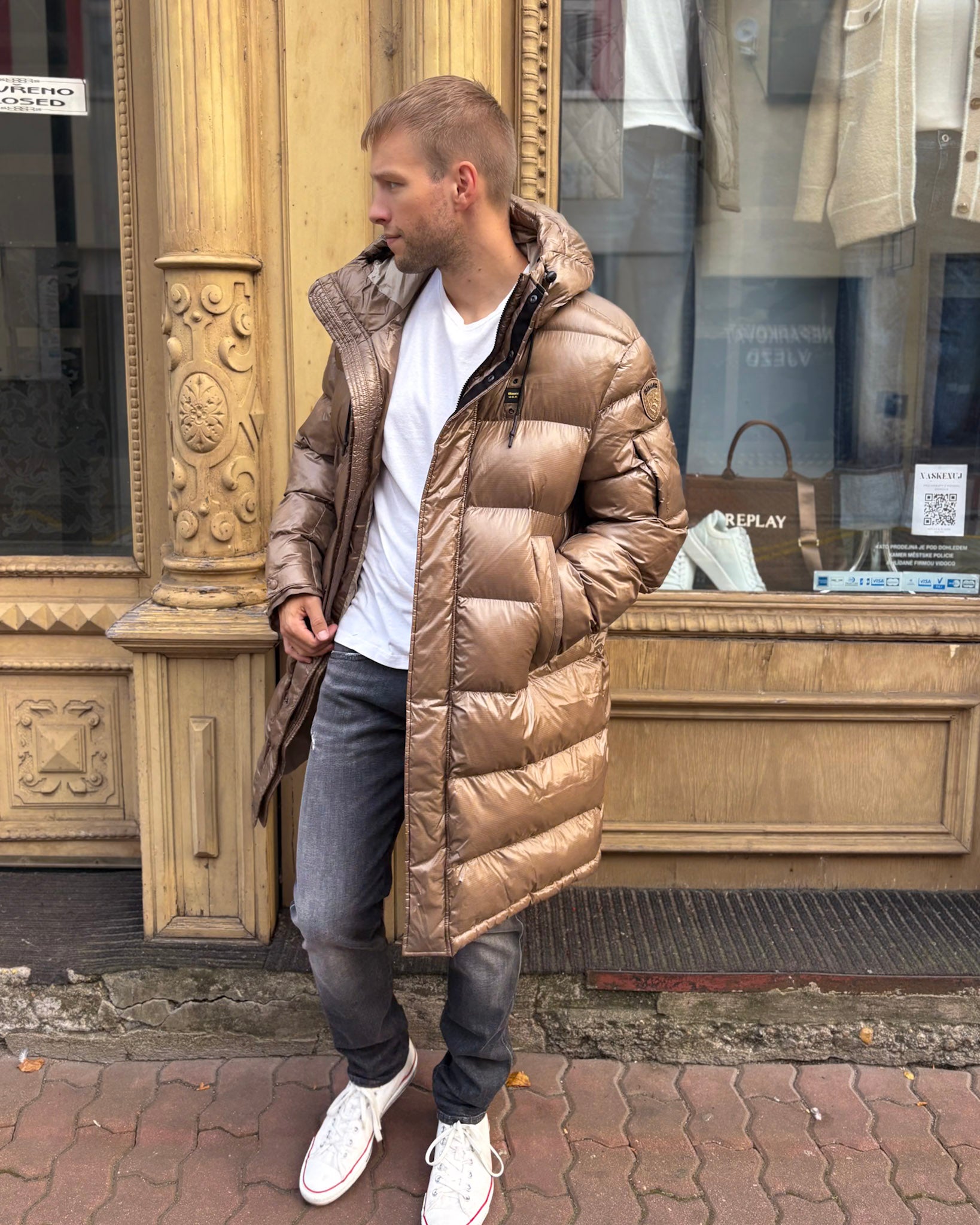 FÉRFI TÉLI KABÁT BLAUER