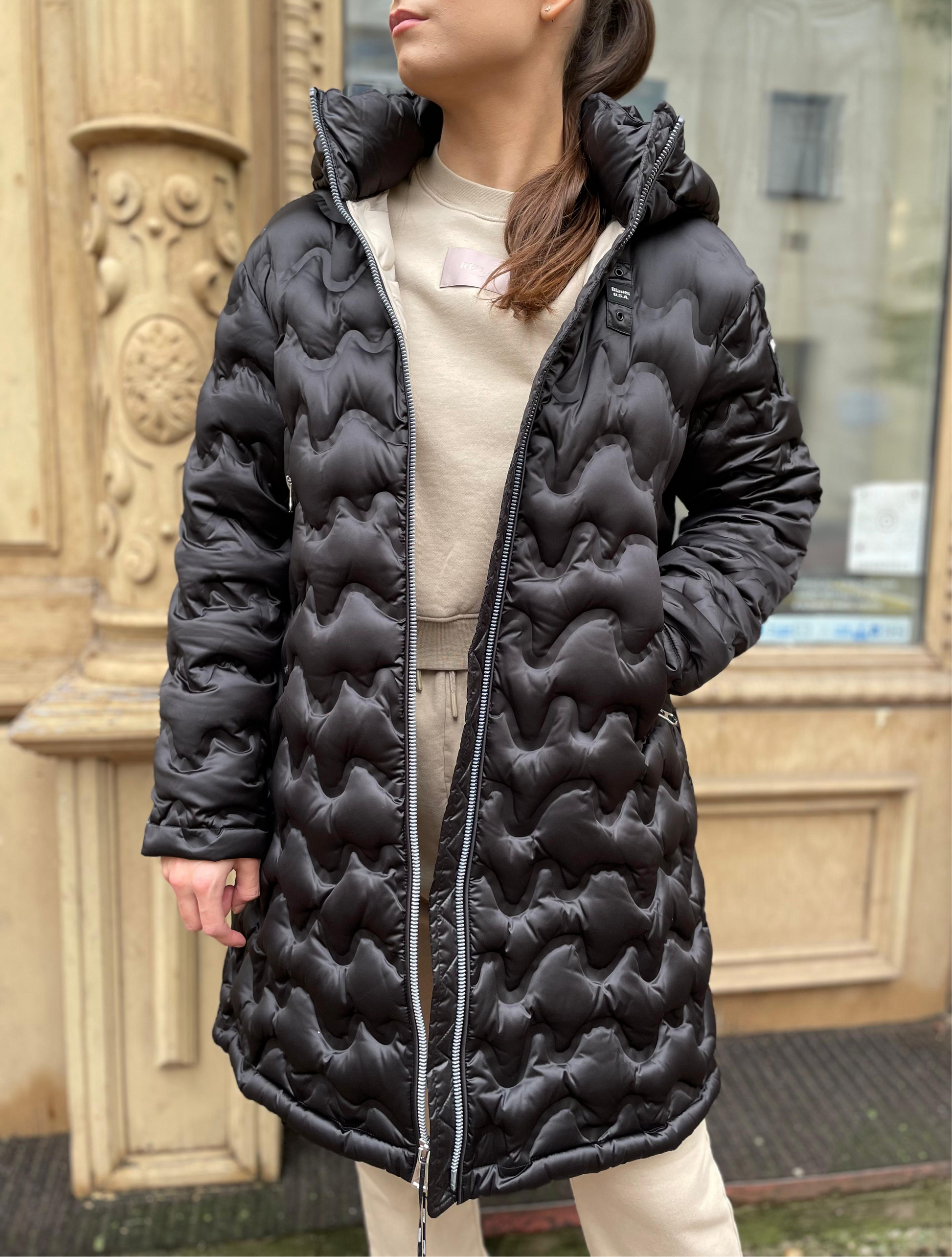 DÁMSKÁ DLOUHÁ PÉŘOVÁ BUNDA BLAUER NILES