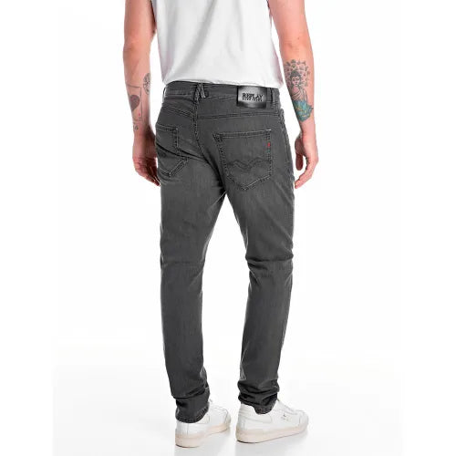 REPLAY PÁNSKÉ DŽÍNY MICKYM SLIM-FIT STŘIHU 