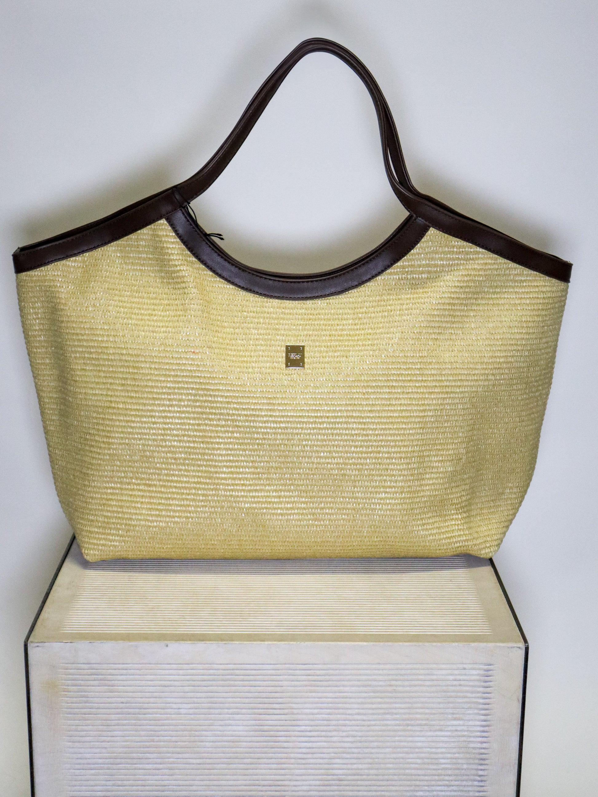REPLAY DÁMSKA KABELKA Z RAFIE TYPU SHOPPER BAG