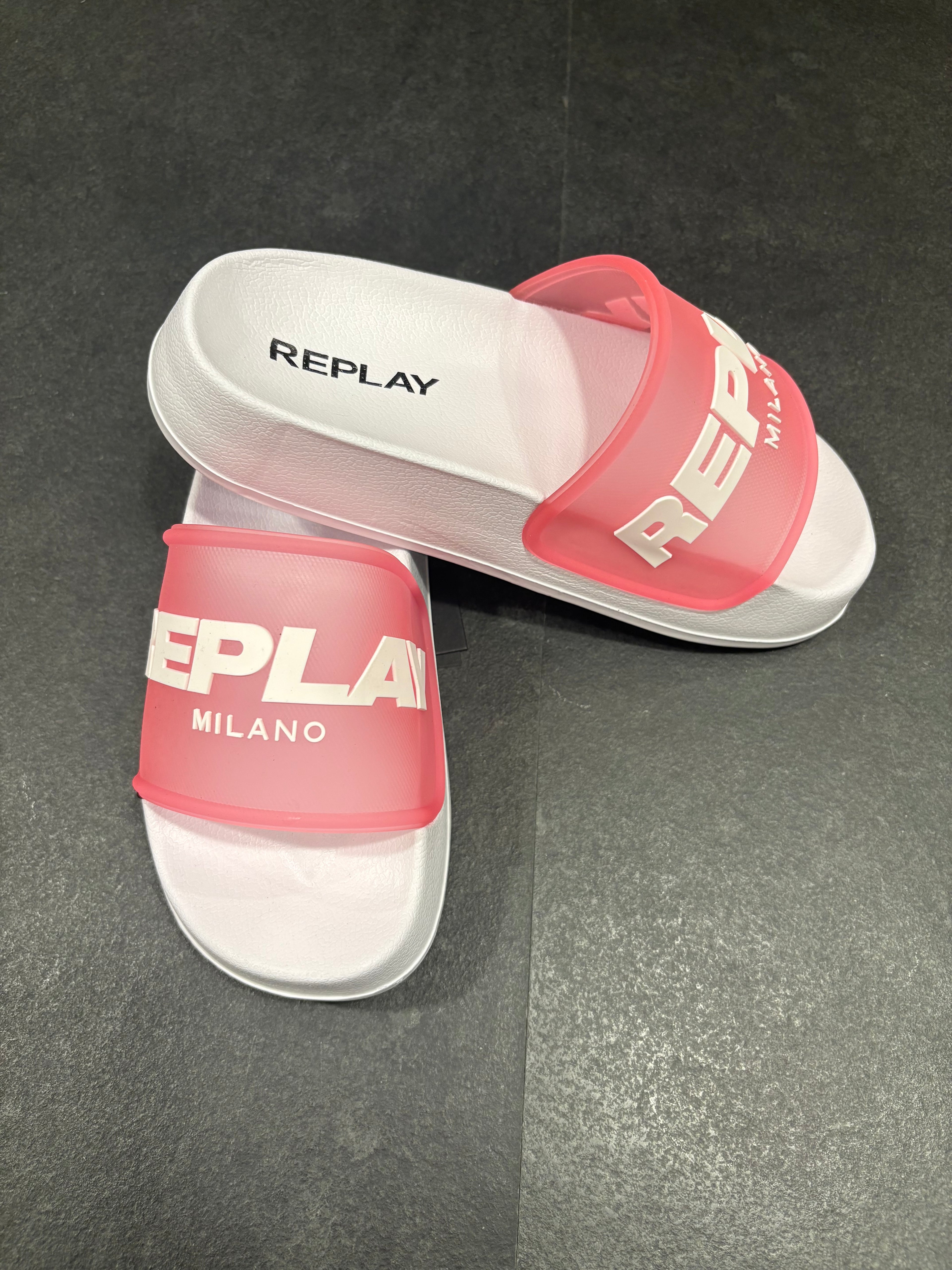 REPLAY DÁMSKÉ PANTOFLE NA PLATFORMĚ 