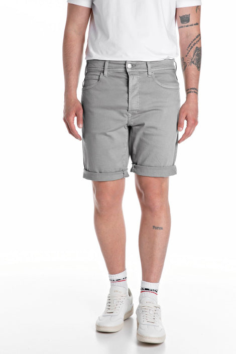 REPLAY PÁNSKÉ RBJ.981 ŠORTKY ZÚŽENÉHO STŘIHU 